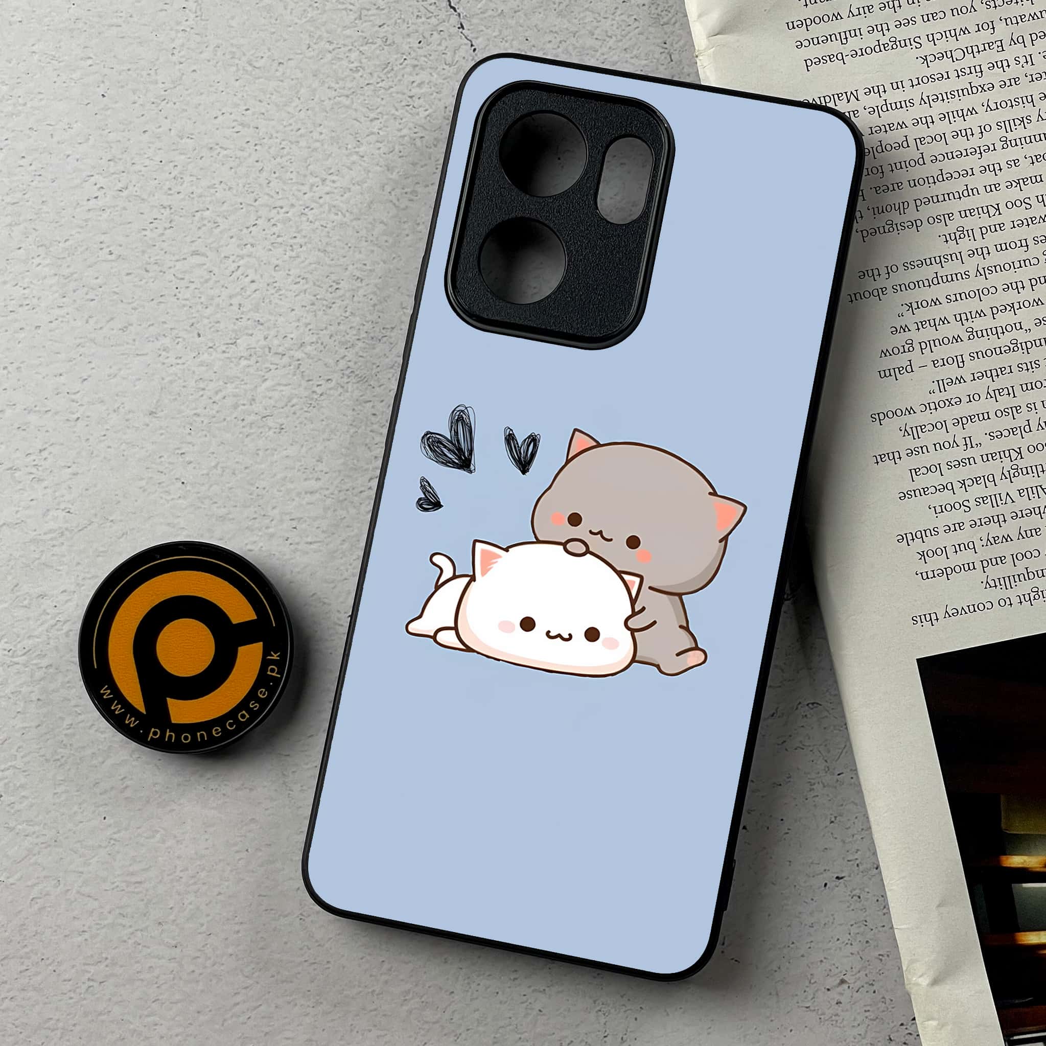 Oppo Reno 13F - Cute BuBu DuDu Series - Premium Metal Printed Soft Bumper Shockproof Case