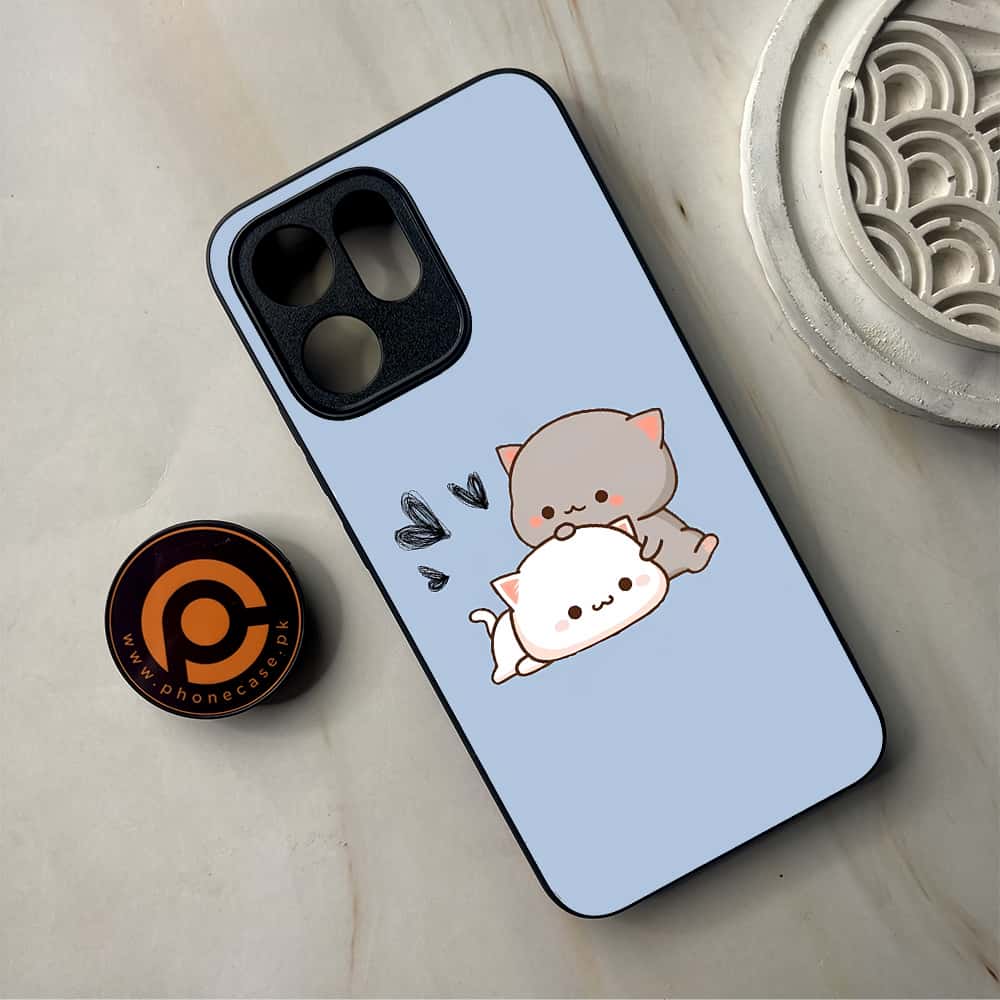 Oppo Reno 14F - Cute BuBu DuDu Series - Premium Metal Printed Soft Bumper Shockproof Case