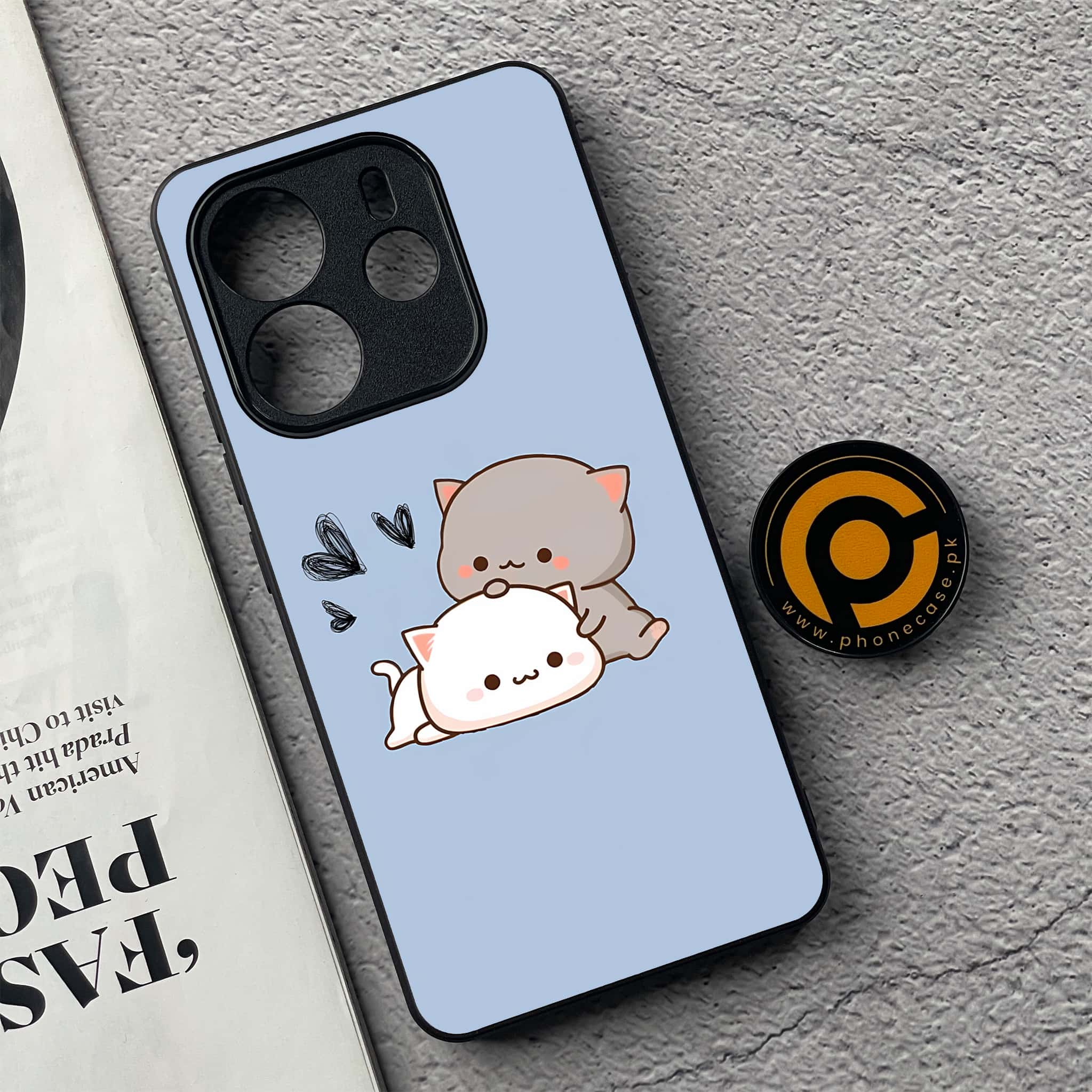 Xiaomi Redmi Note 14 - Cute BuBu DuDu Series - Premium Printed Glass soft Bumper shock Proof Case