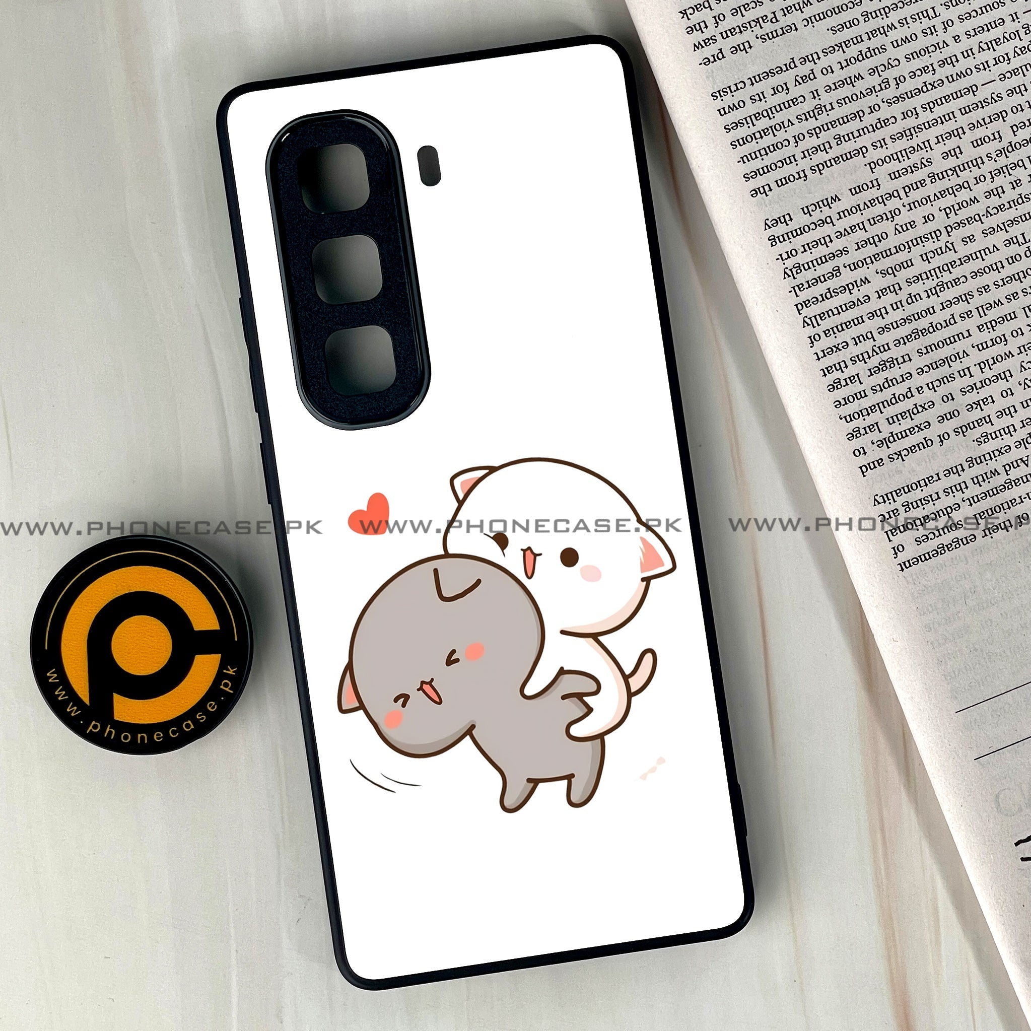 Infinix Hot 60 Pro Plus - Cute BuBu DuDu Series - Premium Metal Printed soft Bumper shock Proof Case
