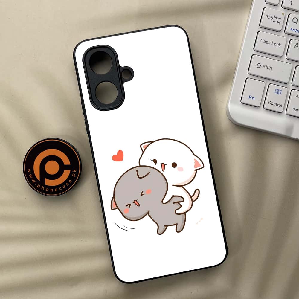 Tecno Spark Go 2 - Cute BuBu DuDu Series - Premium Metal Printed soft Bumper Shock Proof Case