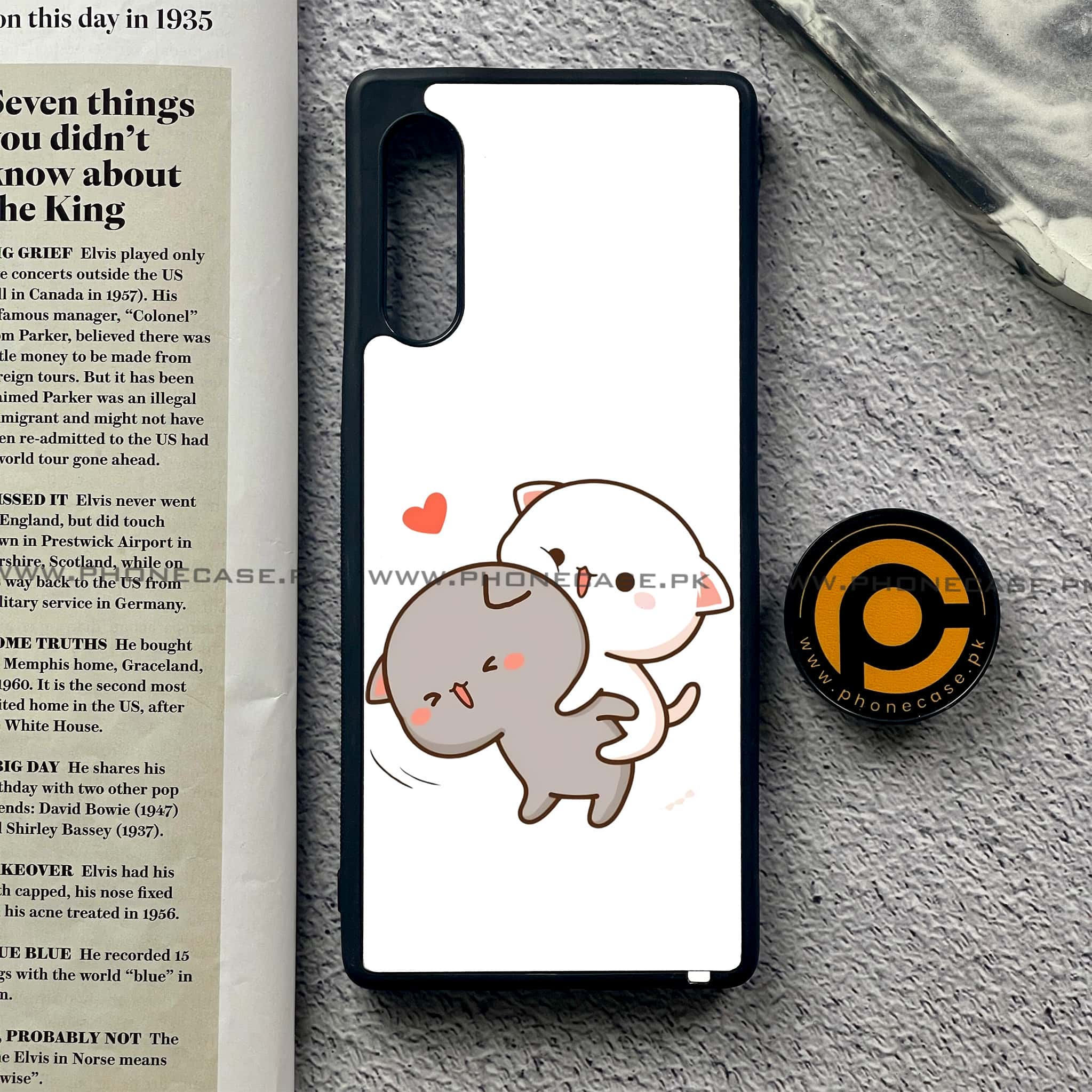 LG G9 - Cute BuBu DuDu Series - Premium Metal Printed soft Bumper shock Proof Case