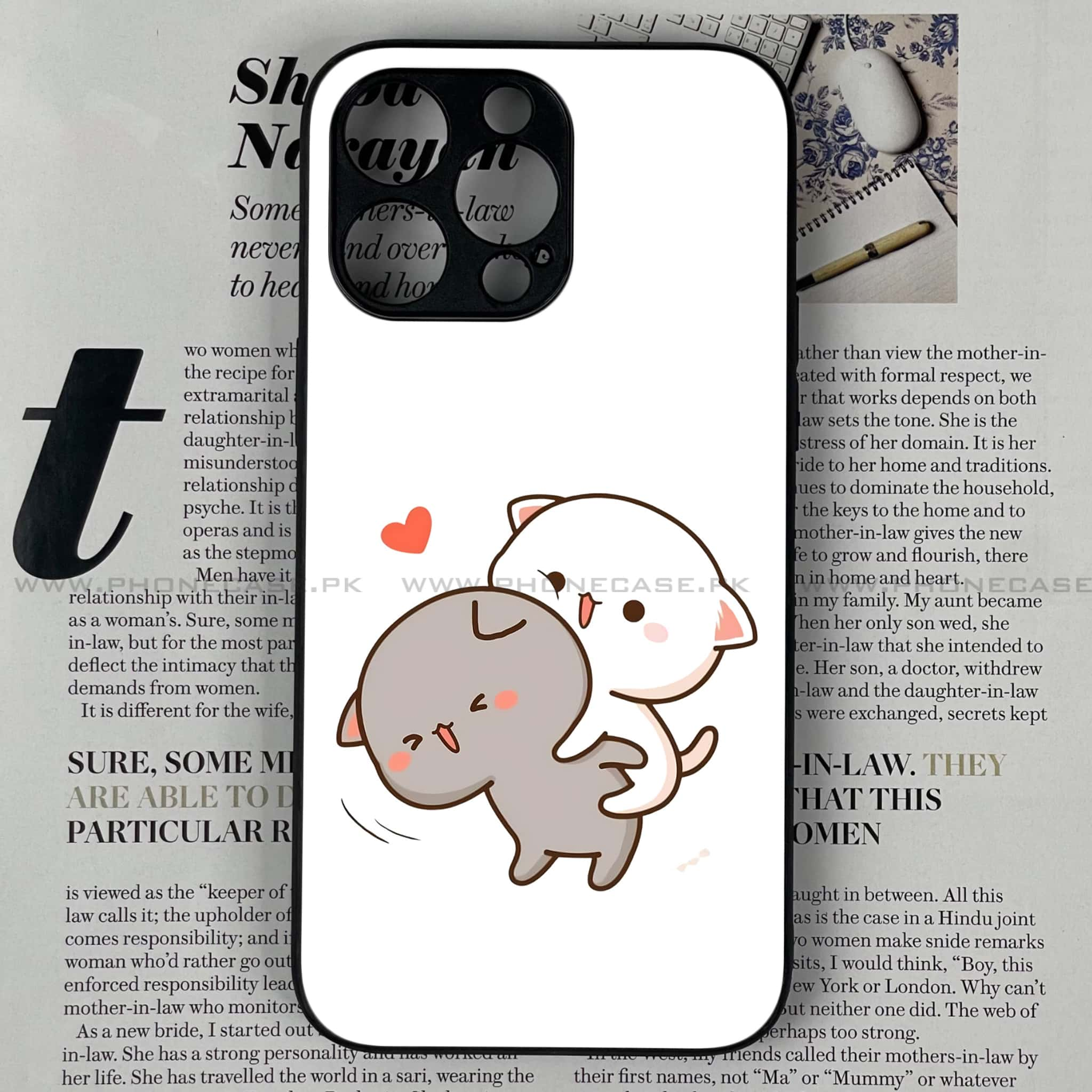 iPhone 16 Pro Max - Cute BuBu DuDu Series - Premium Printed Glass soft Bumper shock Proof Case