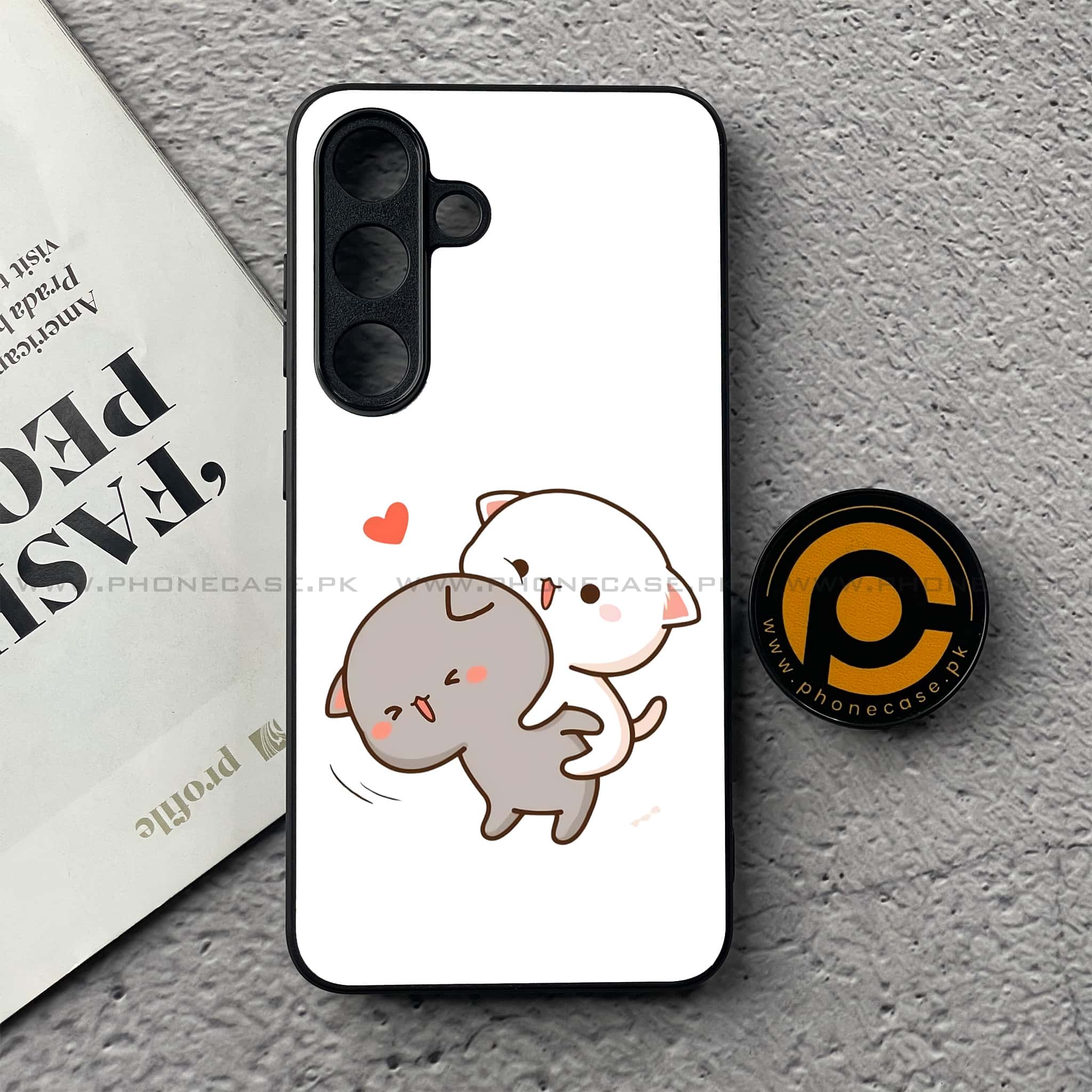 Samsung Galaxy S25 FE - Cute BuBu DuDu Series - Premium Metal Printed soft Bumper shock Proof Case