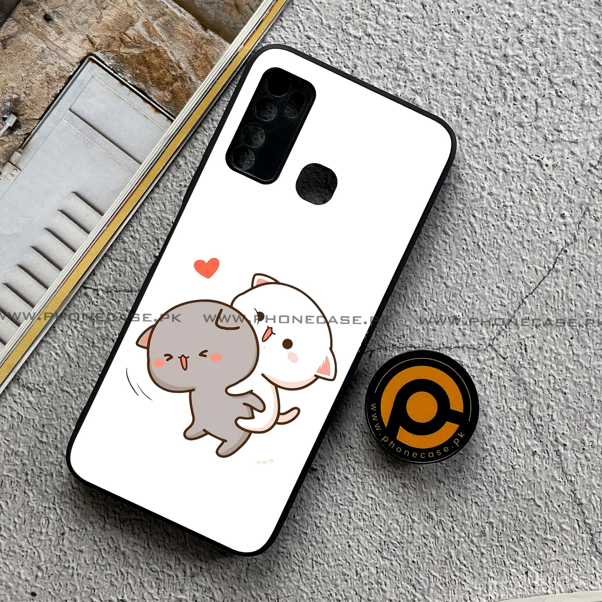 Infinix Note 7 Lite - Cute BuBu DuDu - Premium Printed Metal soft Bumper shock Proof Case