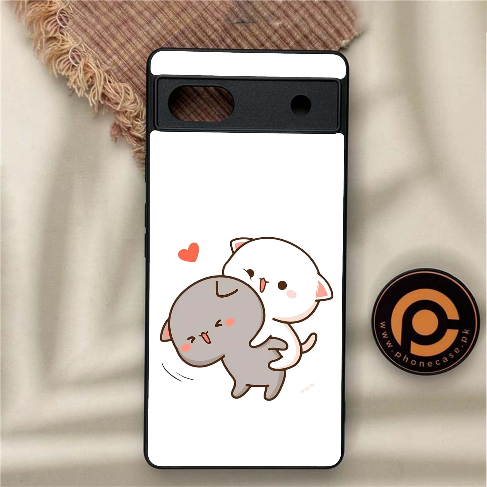 Google Pixel 6A - Cute BuBu DuDu - Premium Metal Printed soft Bumper Shock Proof Case