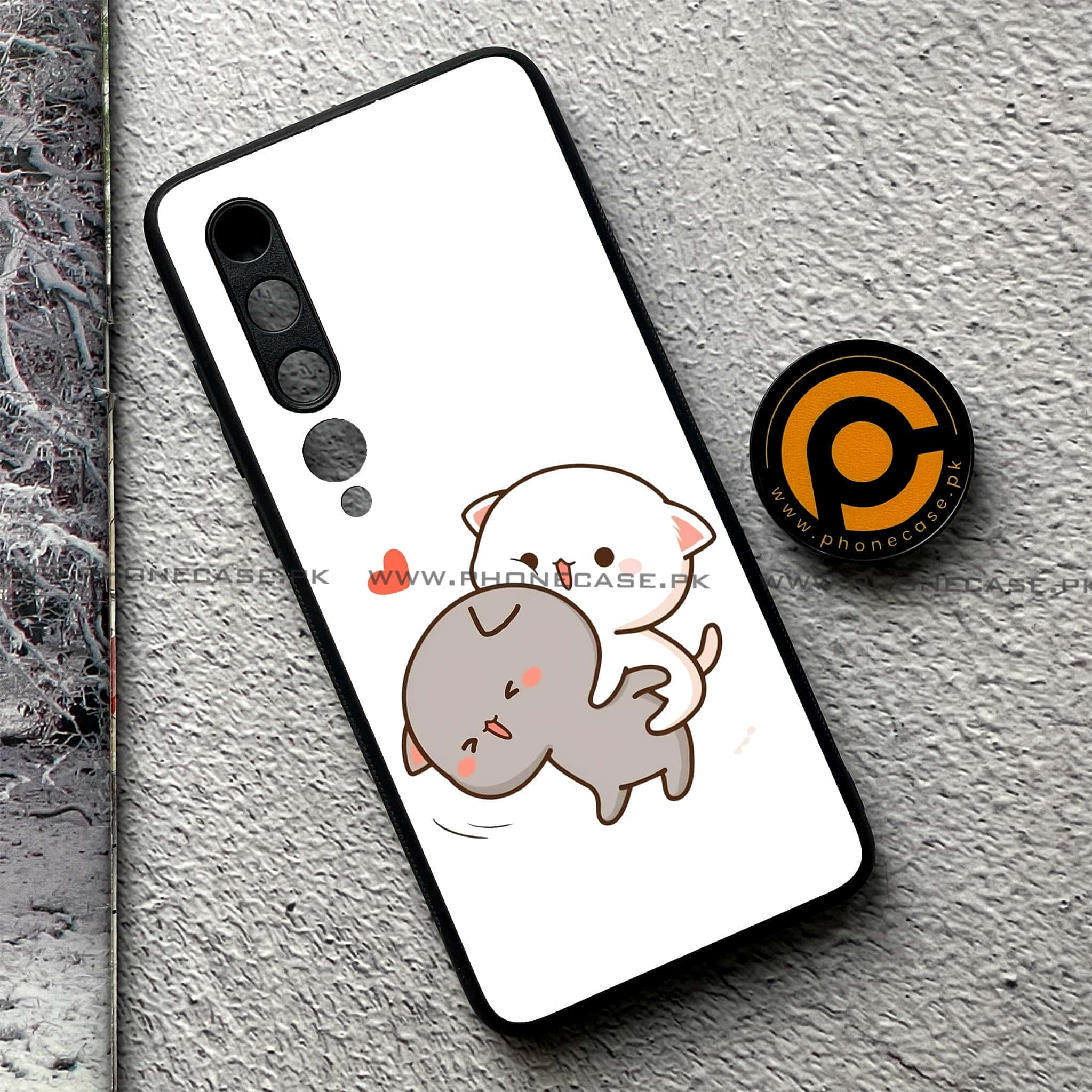 Xiaomi Mi 10 - Cute BuBu DuDu Series - Premium Printed Glass soft Bumper shock Proof Case