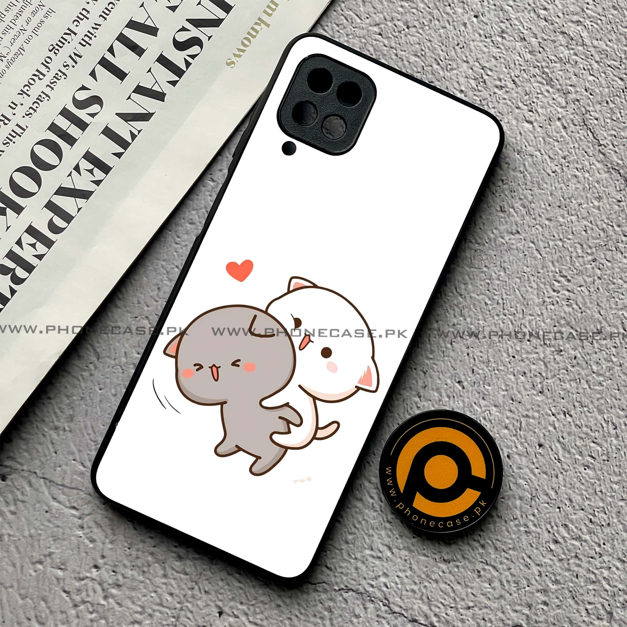 Samsung Galaxy A12 / A12 Nacho - Cute BuBu DuDu Series - Premium Printed Glass soft Bumper shock Proof Case