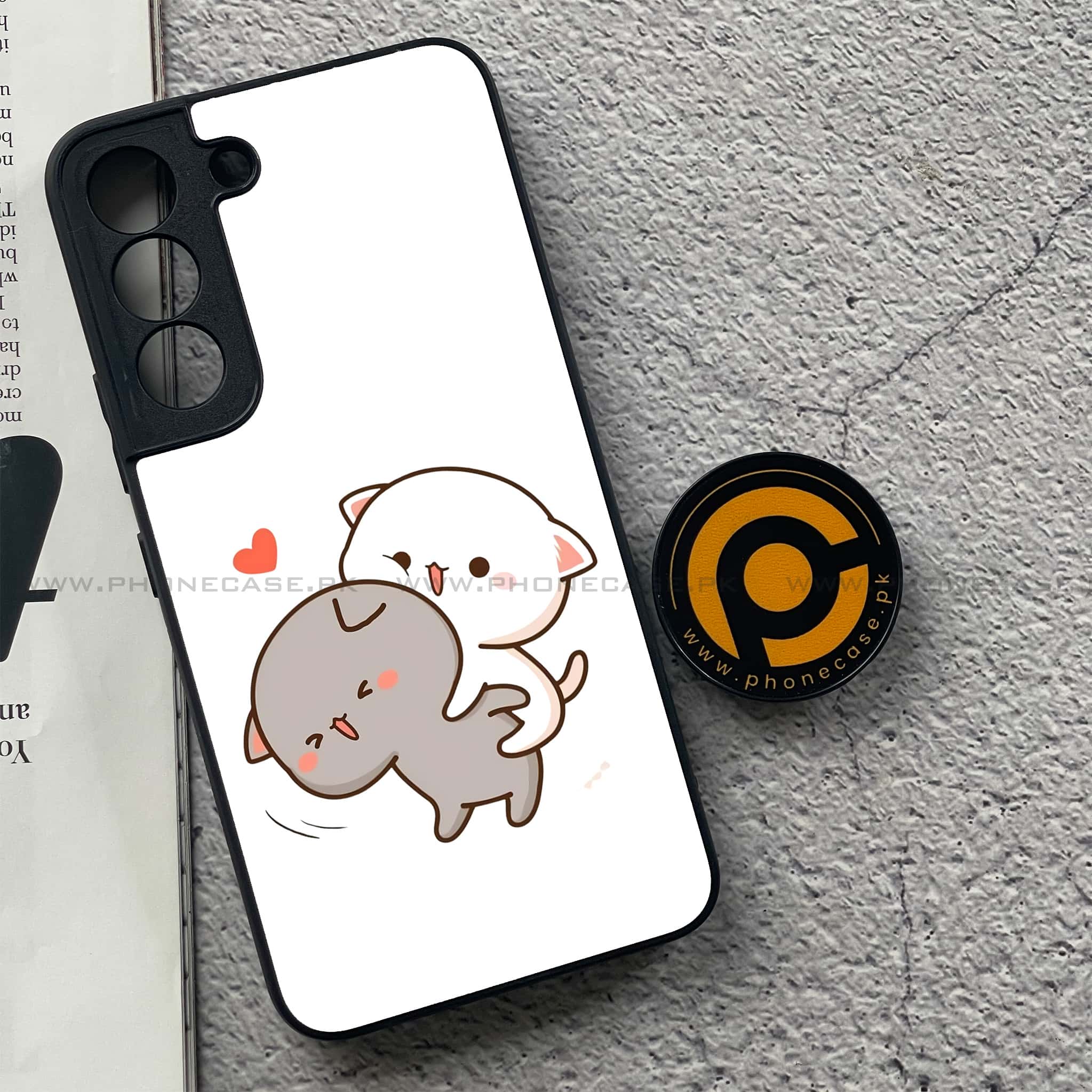 Samsung Galaxy S22 - Cute BuBu DuDu Series - Premium Metal Printed soft Bumper shock Proof Case