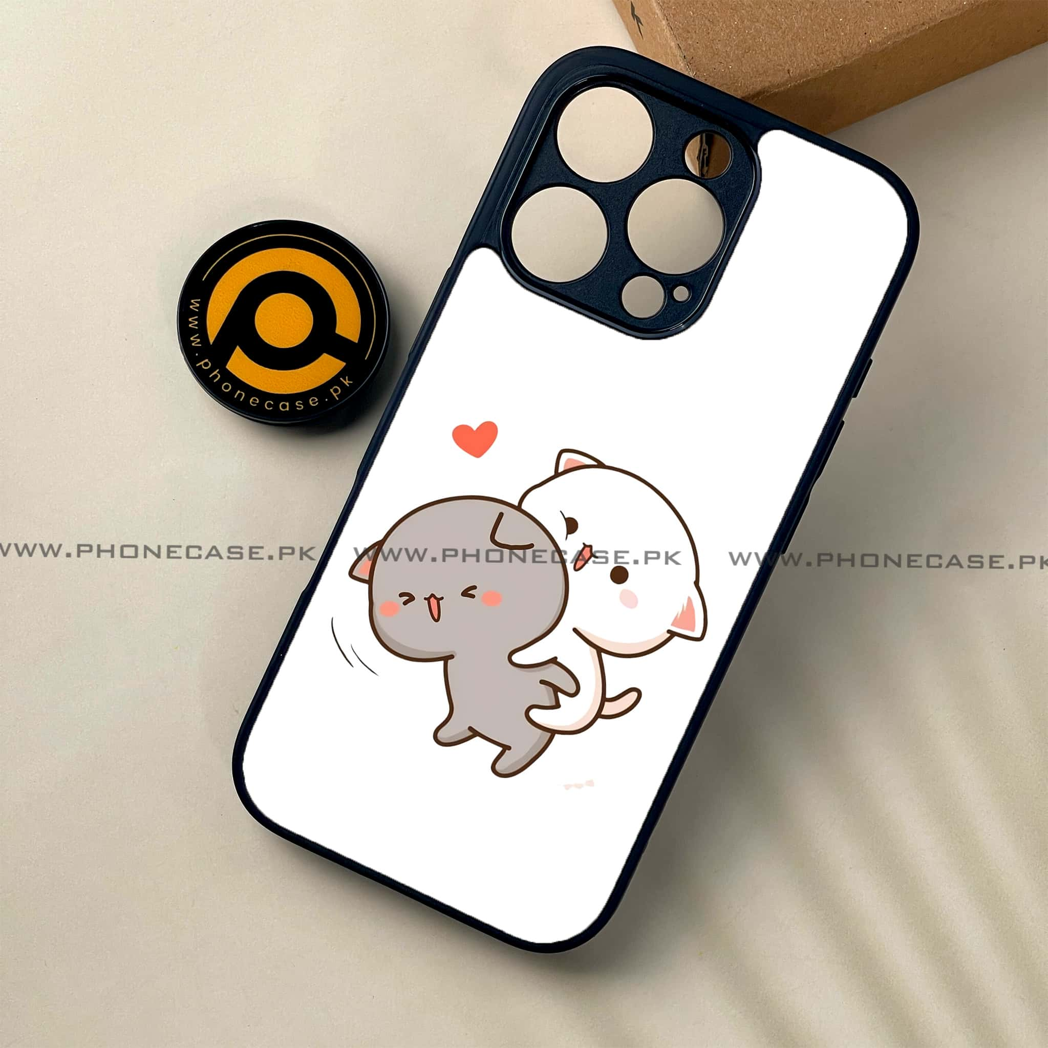 iPhone 16 Pro - Cute BuBu DuDu Series - Premium Printed Glass soft Bumper shock Proof Case