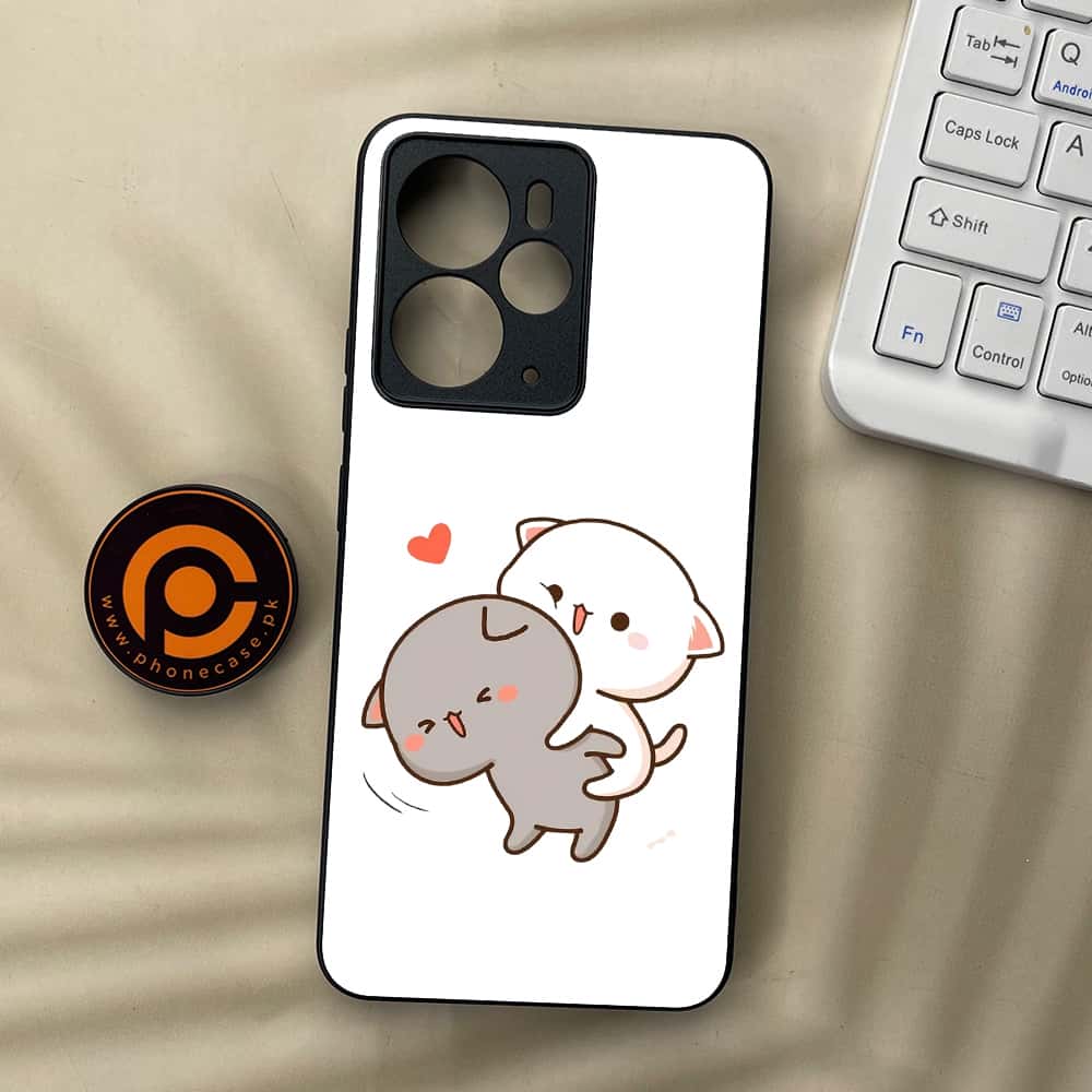 Realme 14 5G - Cute BuBu DuDu Series - Premium Metal Printed soft Bumper Shock Proof Case
