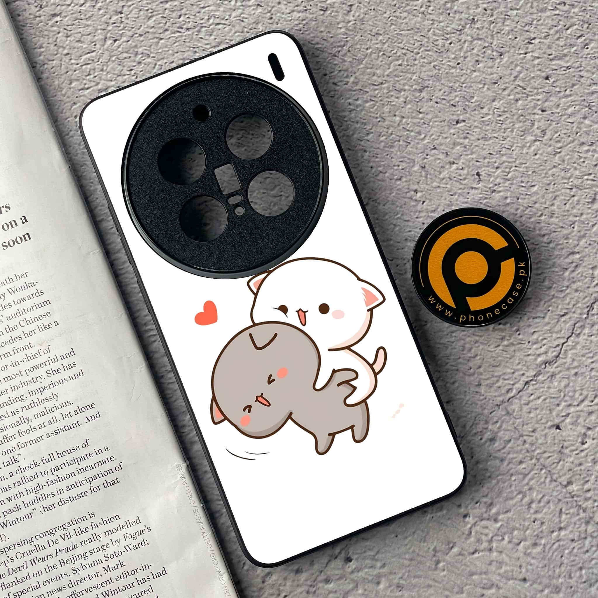 Vivo X200 Pro - Cute BuBu DuDu Series - Premium Metal  Printed soft Bumper shock Proof Case