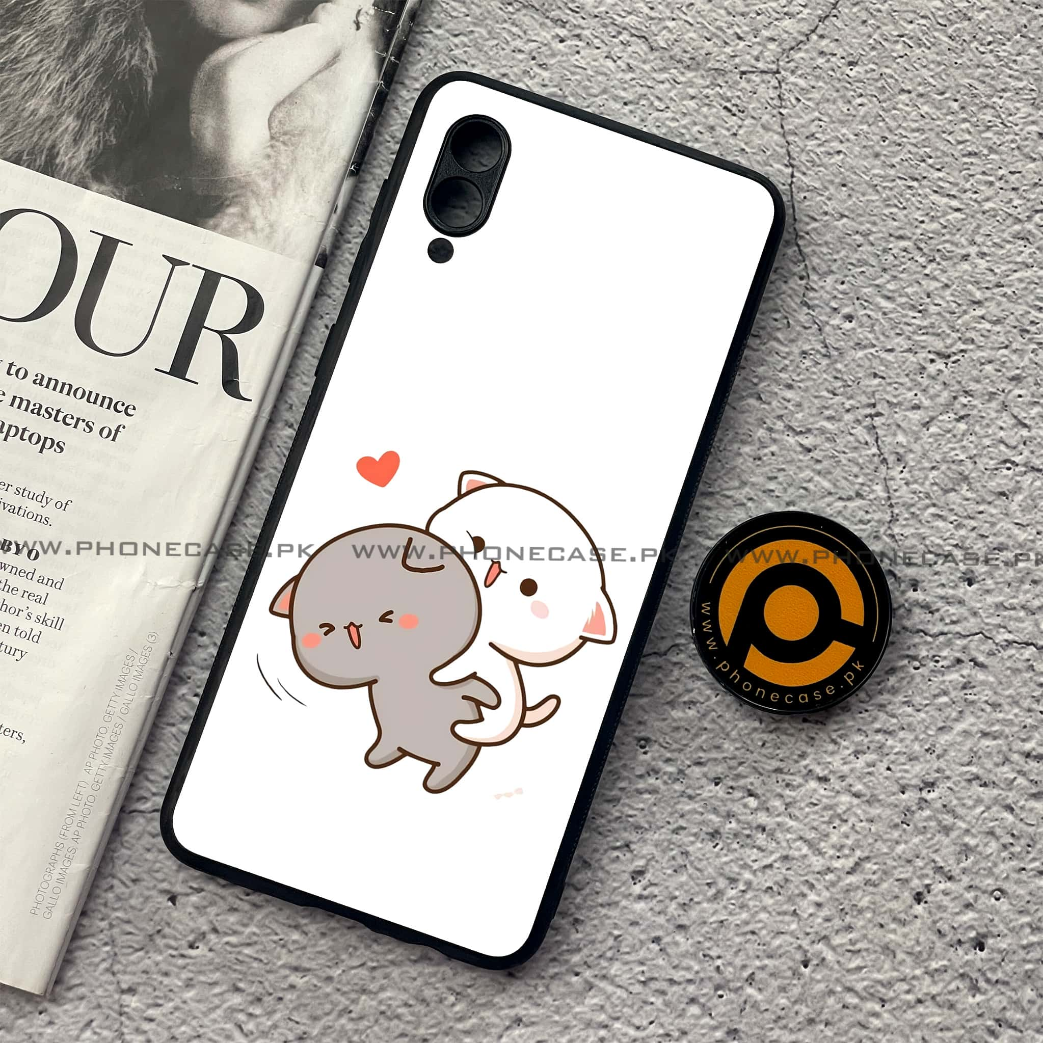 Samsung Galaxy A02 - Cute BuBu DuDu Series - Premium Printed Metal soft Bumper shock Proof Case