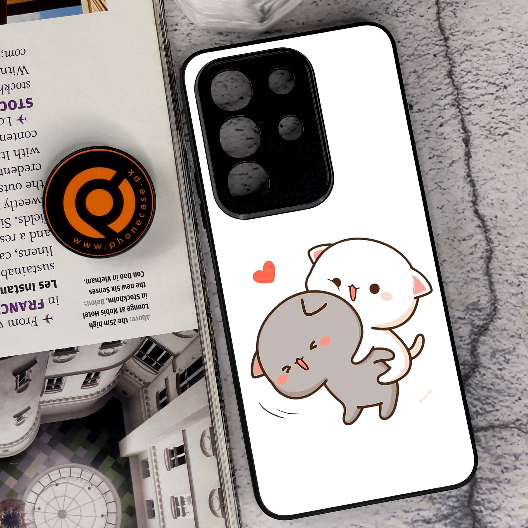 Vivo Y29 4G - Cute BuBu DuDu Series - Premium Metal Printed soft Bumper Shock Proof Case