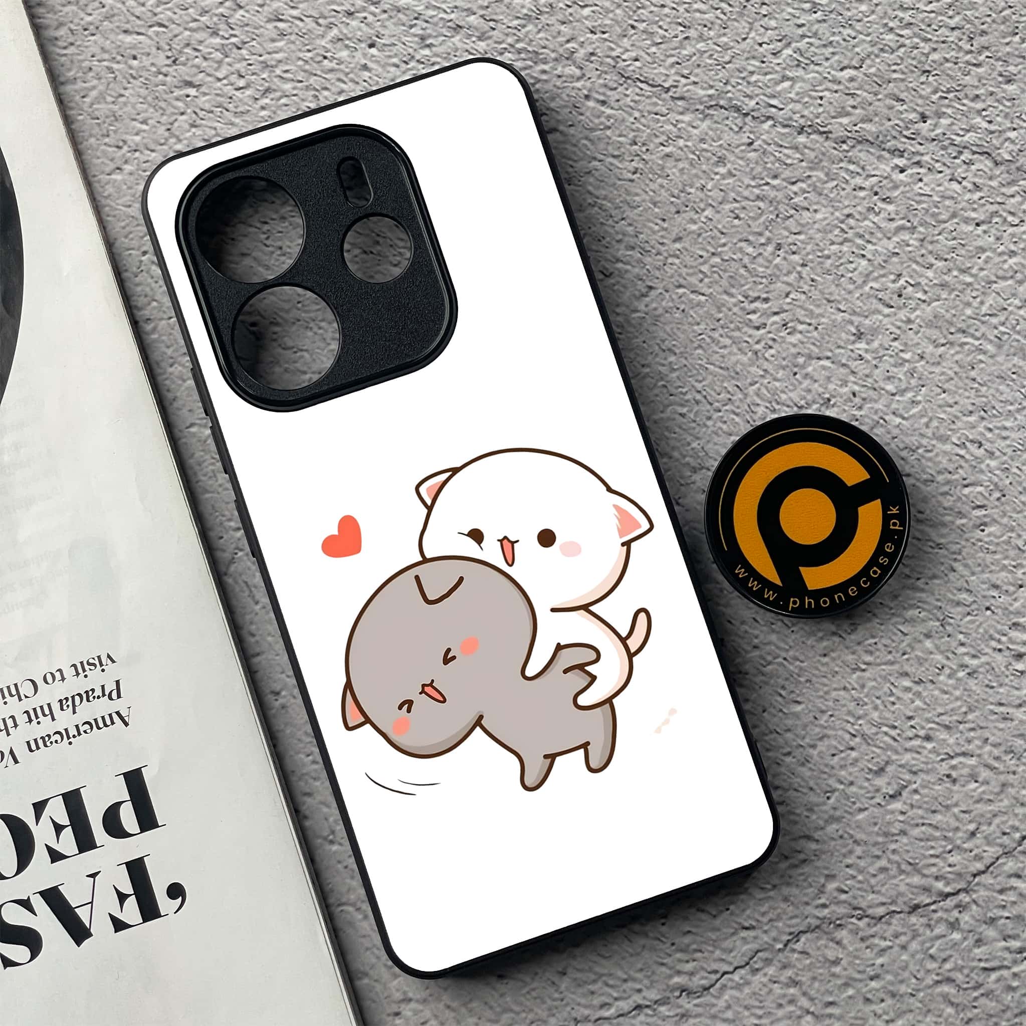Xiaomi Redmi Note 14 - Cute BuBu DuDu Series - Premium Printed Glass soft Bumper shock Proof Case