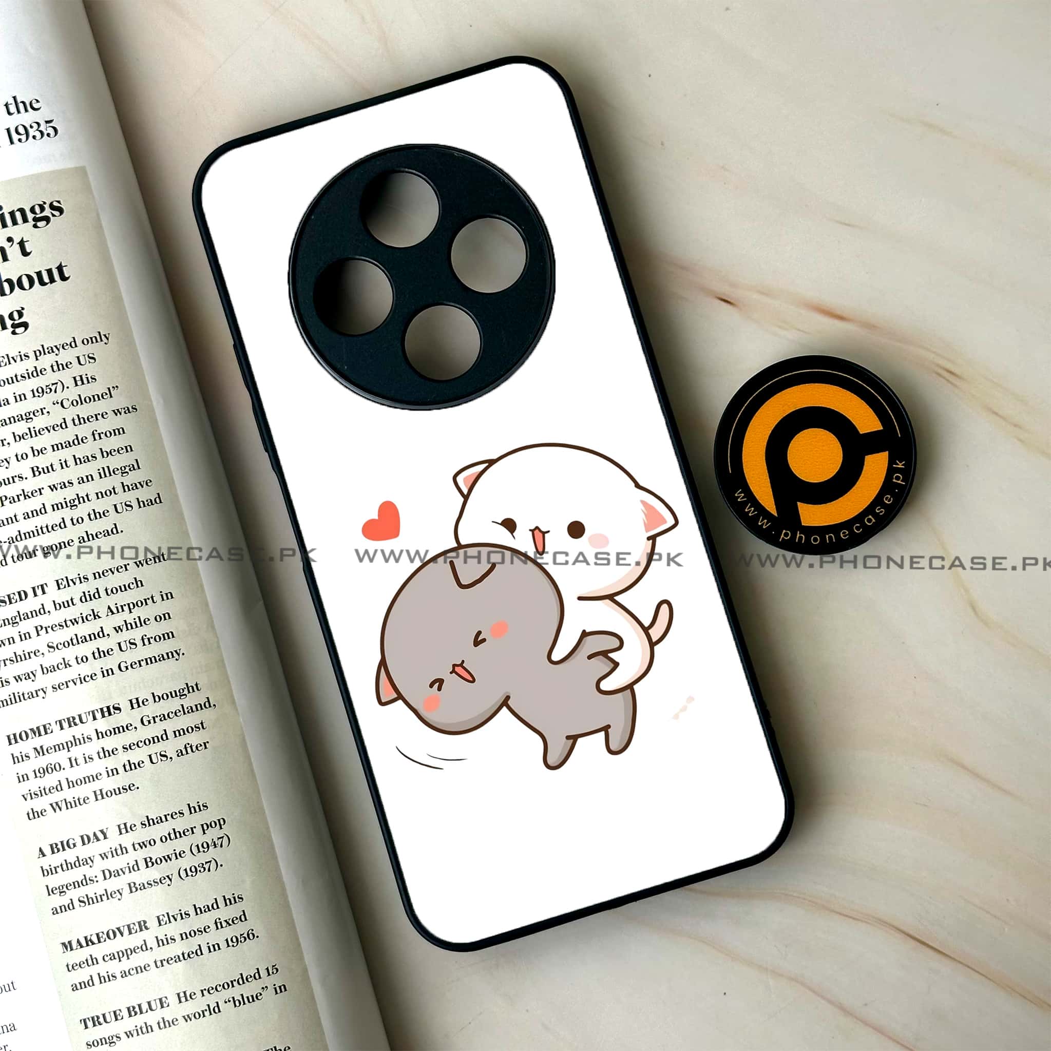Oppo F27 Pro - Cute BuBu DuDu Series - Premium Metal Printed soft Bumper Shock Proof Case
