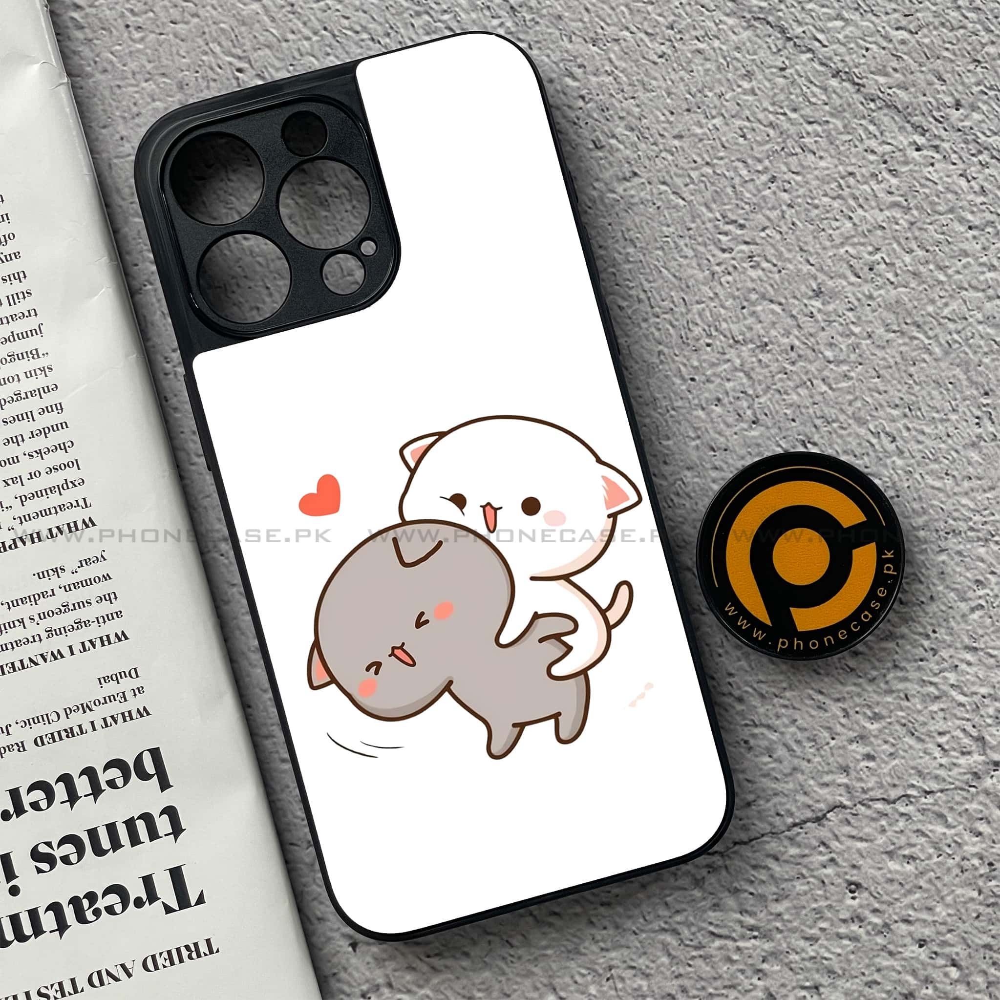 iPhone 15 Pro - Cute BuBu DuDu Series - Premium Metal Printed soft Bumper shock Proof Case