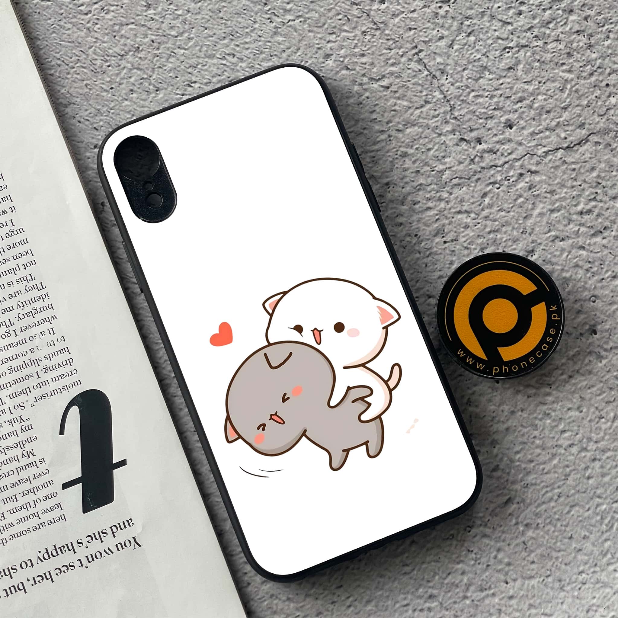 iPhone XR - Cute BuBu DuDu Series - Premium Metal  Printed soft Bumper shock Proof Case