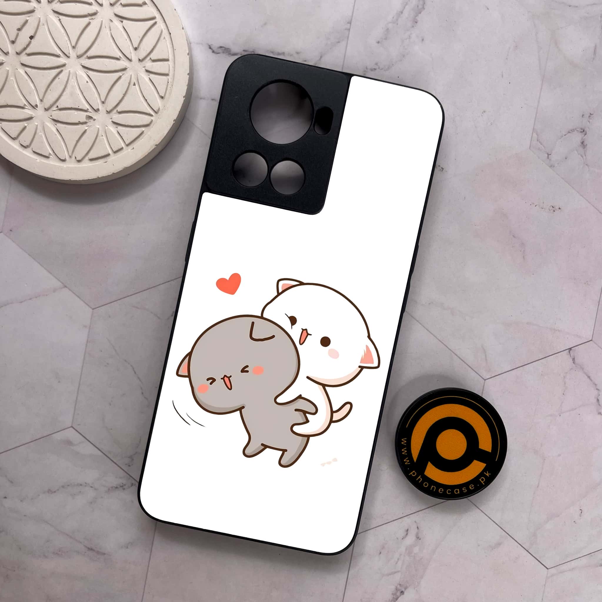 OnePlus 10R - Cute BuBu DuDu - Premium Metal Printed soft Bumper shock Proof Case