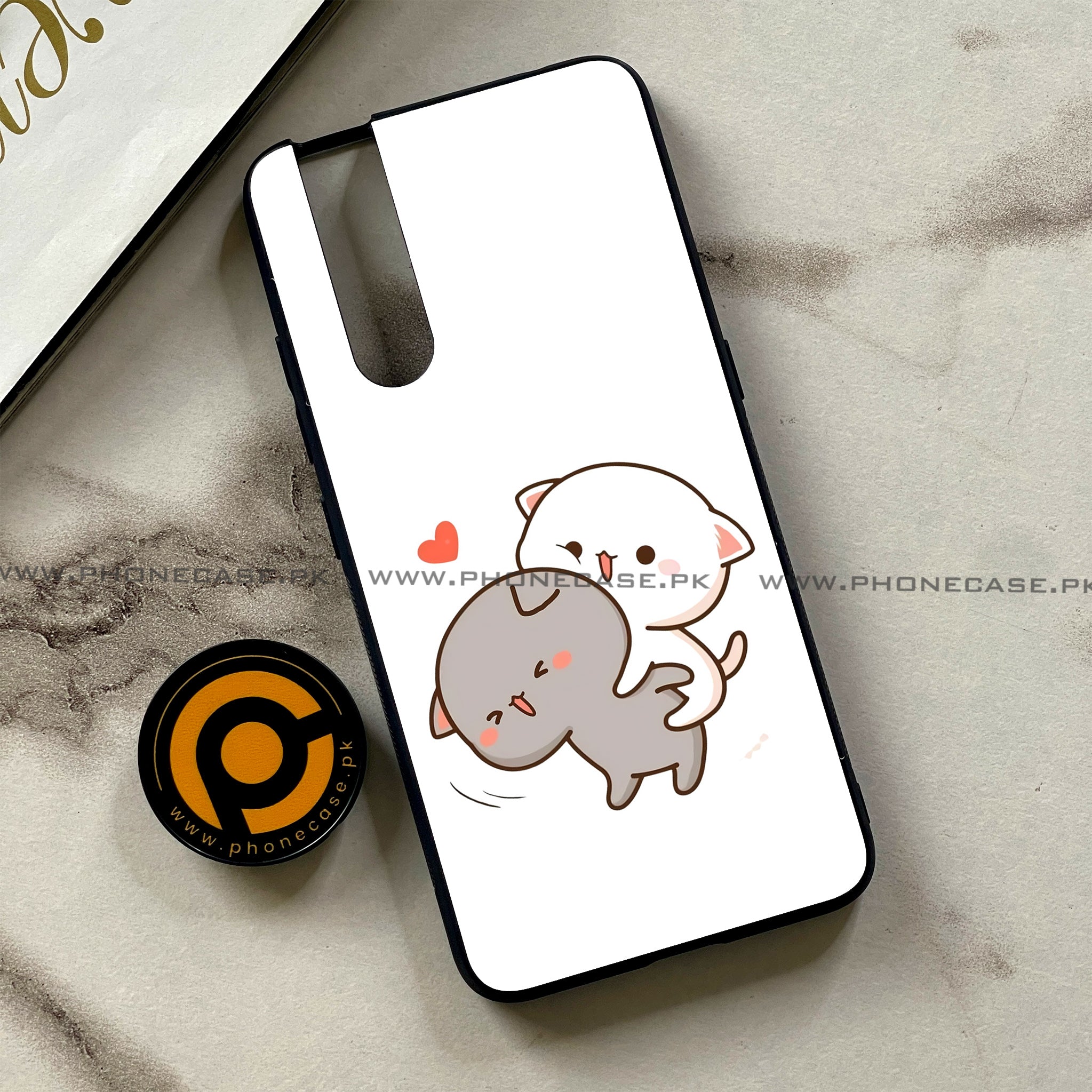 Vivo V15 Pro - Cute BuBu DuDu Series - Premium Printed Glass soft Bumper shock Proof Case