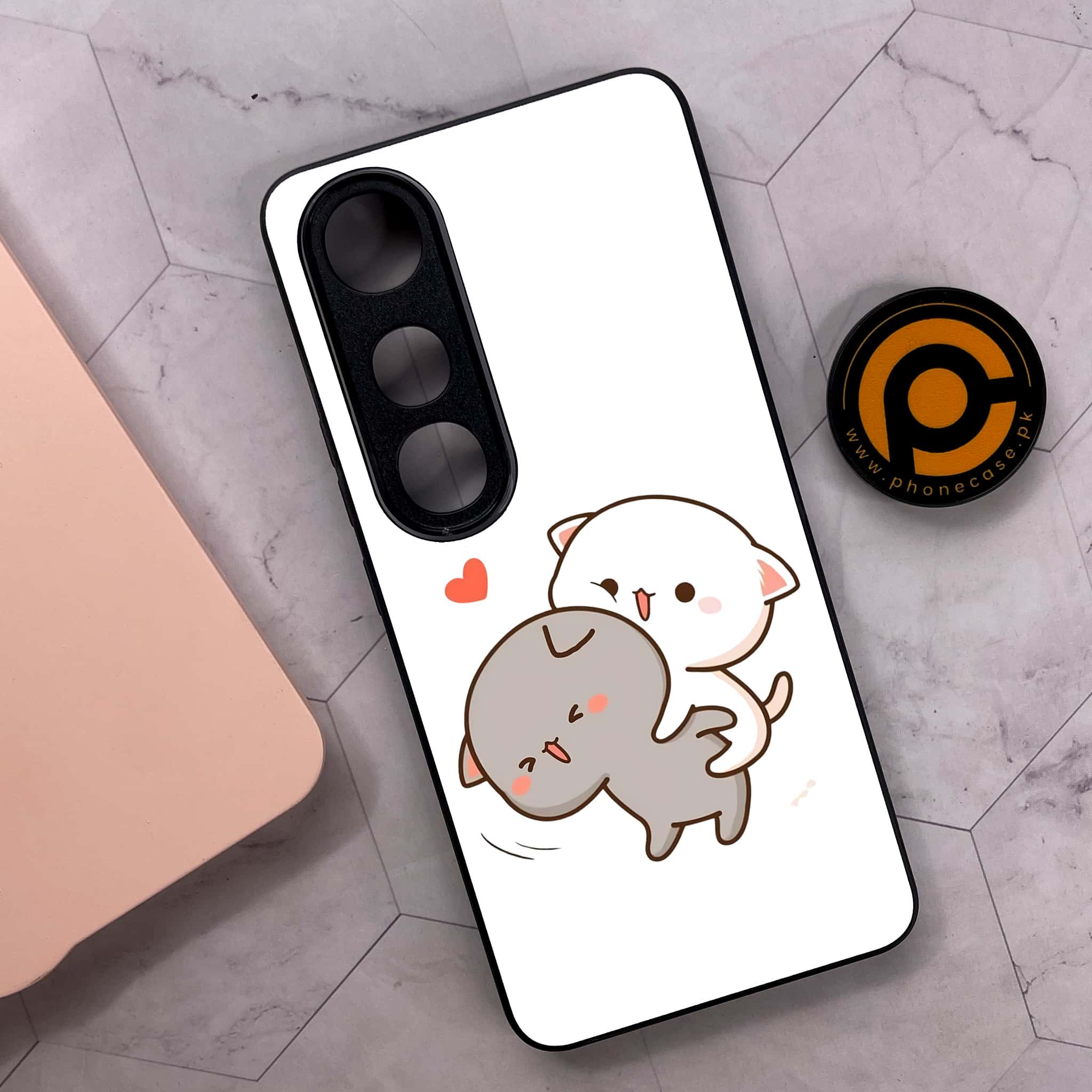 Vivo V50 Lite - Cute BuBu DuDu Series - Premium Metal Printed soft Bumper shock Proof Case