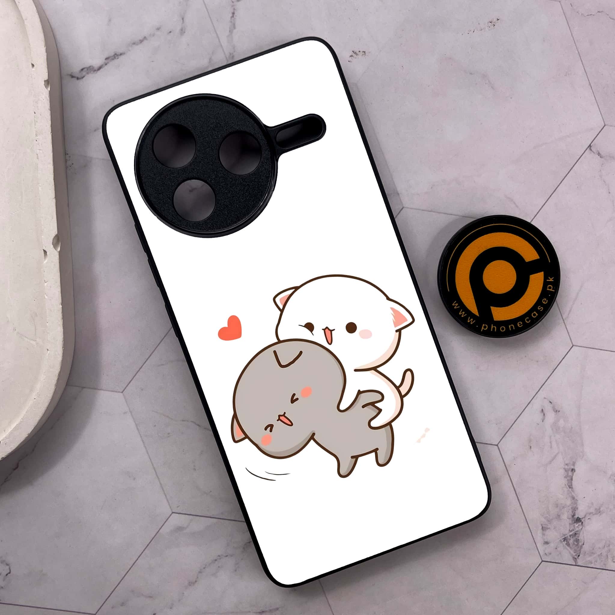Xiaomi Poco F7 Pro 5G - Cute BuBu DuDu Series - Premium Metal Printed soft Bumper shock Proof Case