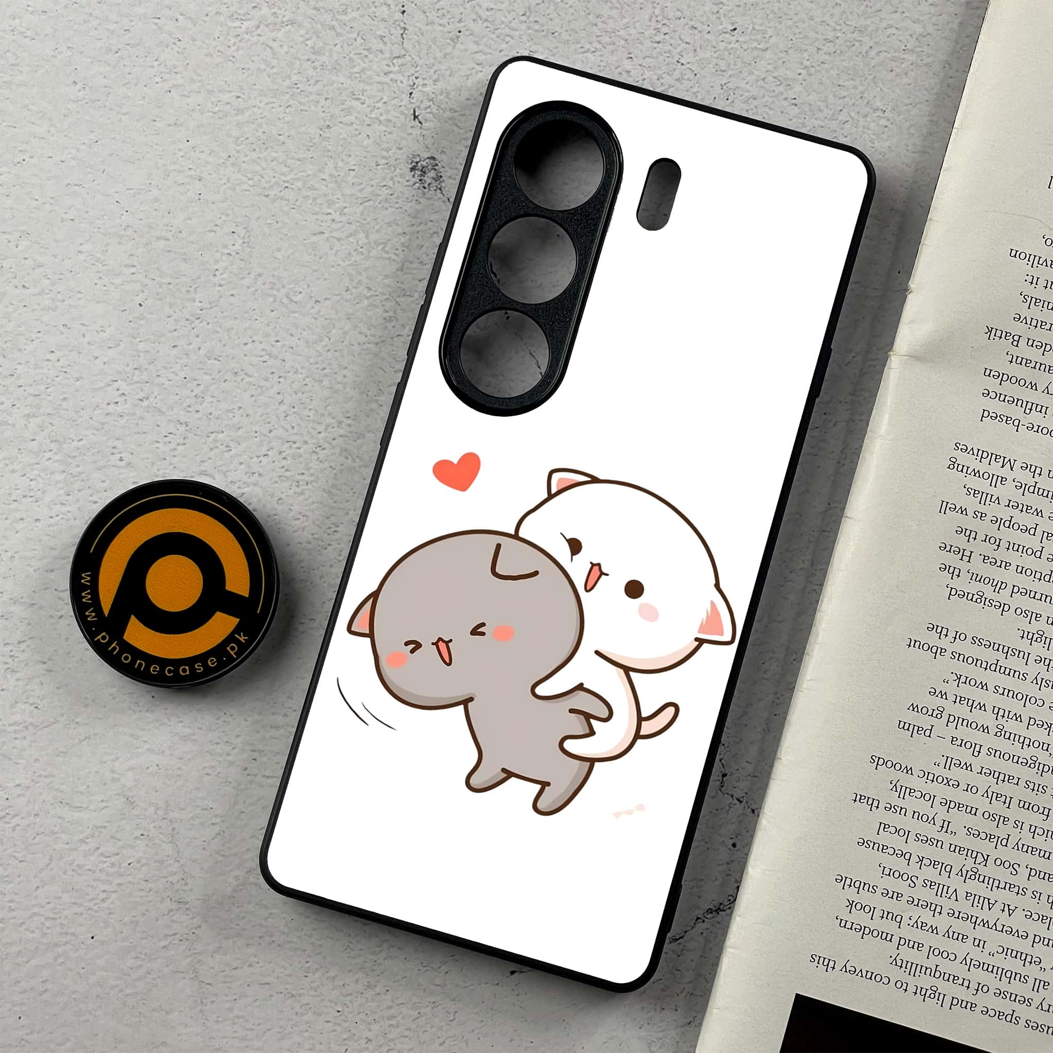 Tecno Camon 40 - Cute BuBu DuDu Series - Premium Metal Printed Soft Bumper Shockproof Case