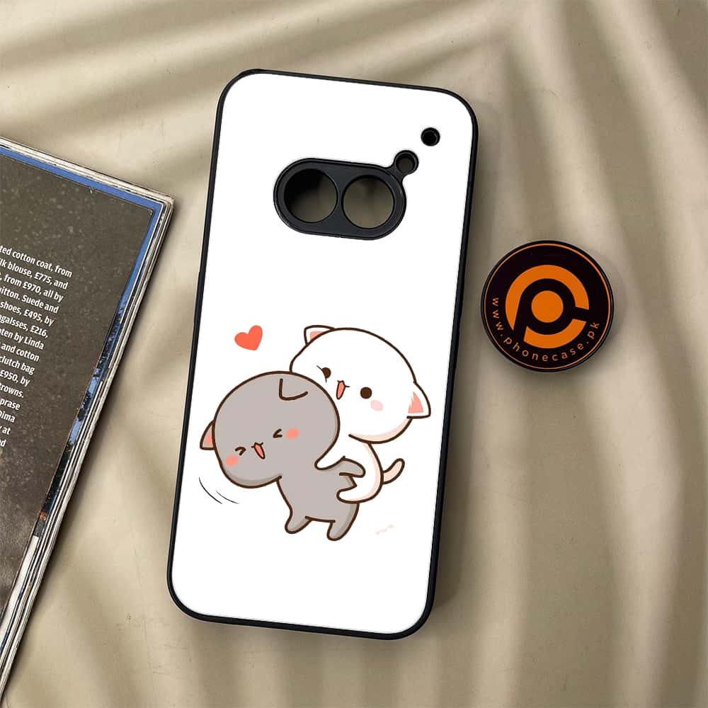 Nothing Phone (2a) - Cute BuBu DuDu Series - Premium Metal Printed soft Bumper Shock Proof Case
