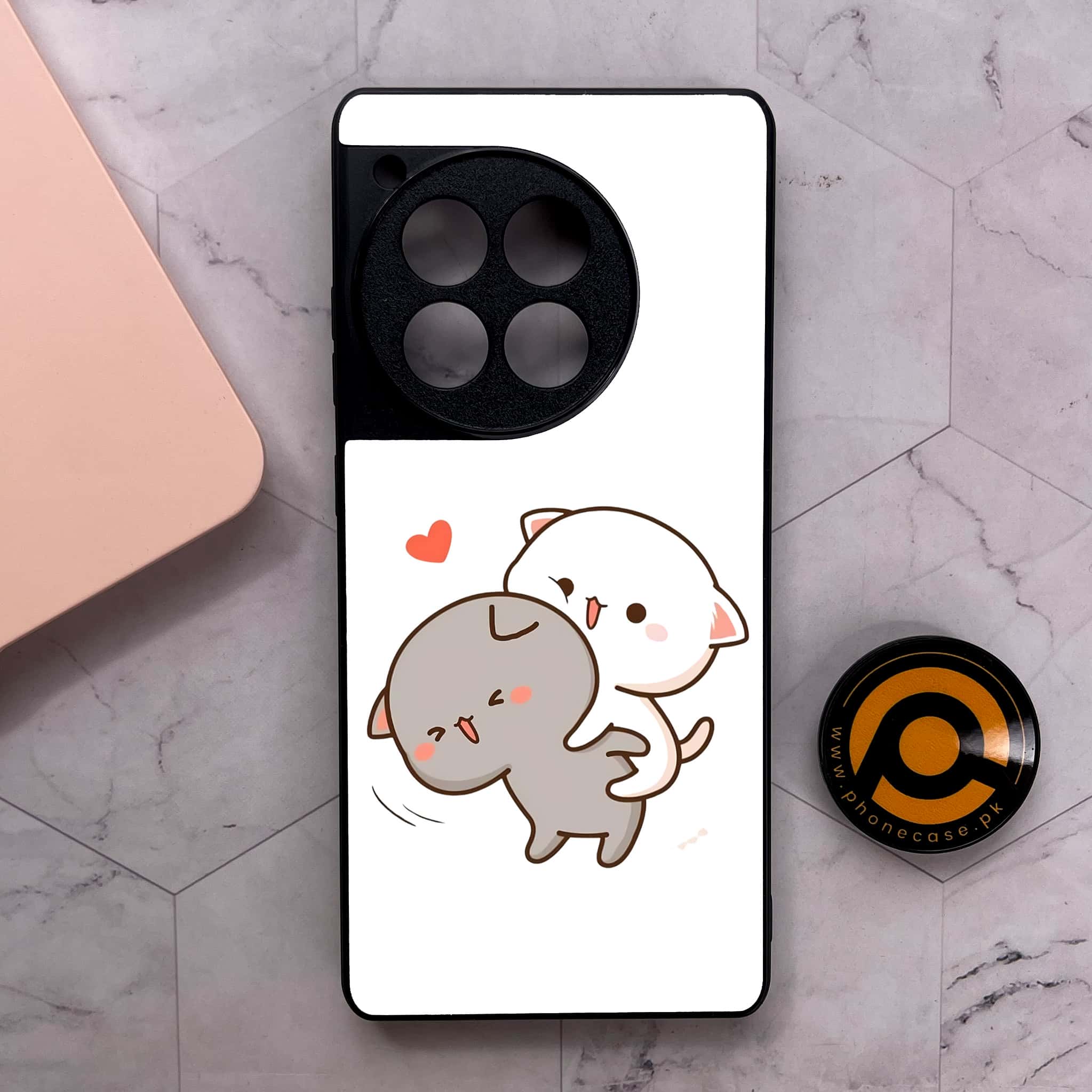OnePlus 12R - Cute BuBu DuDu Series - Premium Metal Printed soft Bumper shock Proof Case