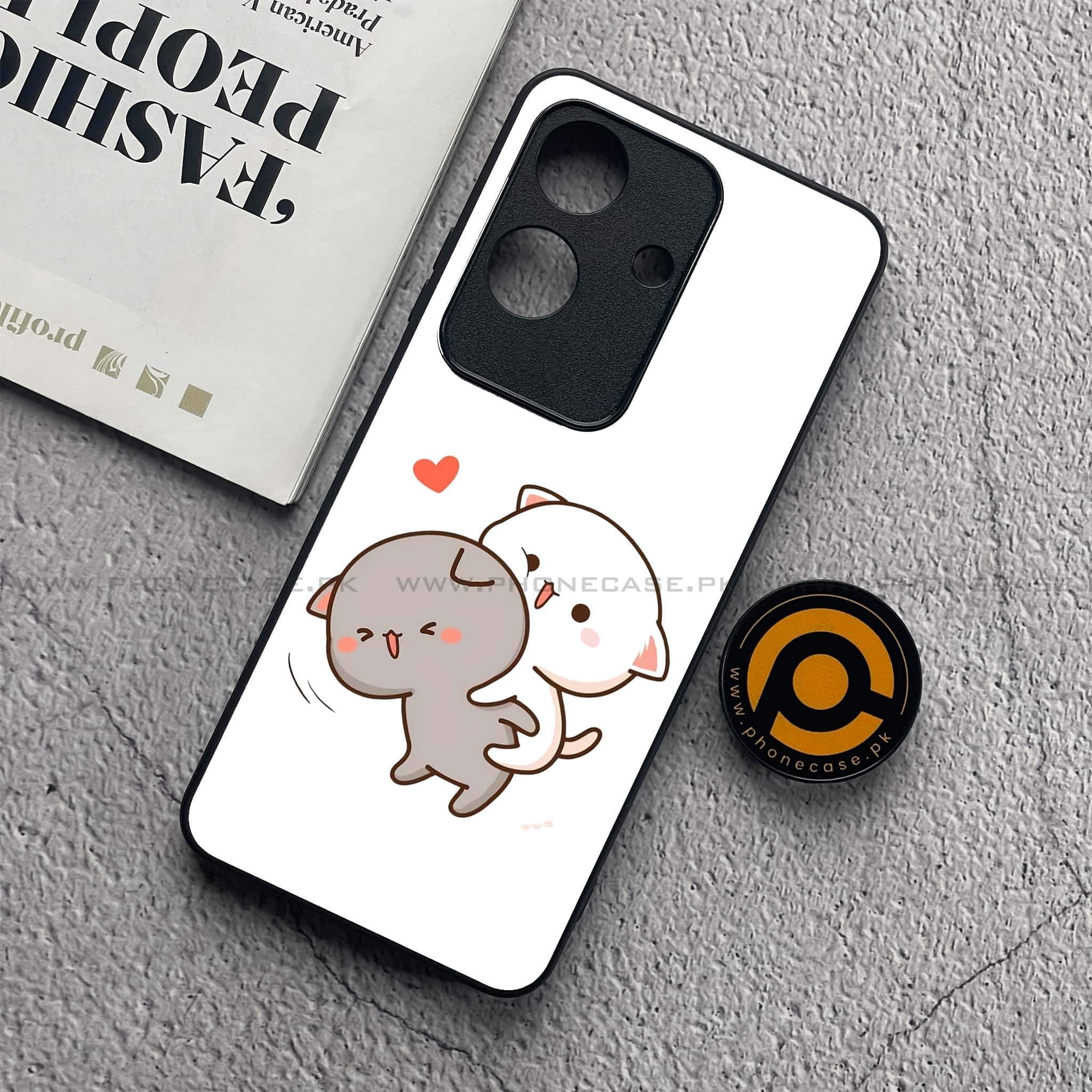 Realme Note 60x - Cute BuBu DuDu Series - Premium Metal  Printed soft Bumper shock Proof Case