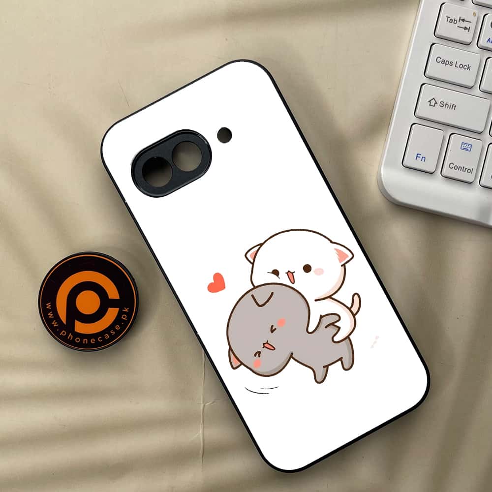 Google Pixel 9a - Cute BuBu DuDu Series - Premium Metal Printed soft Bumper Shock Proof Case