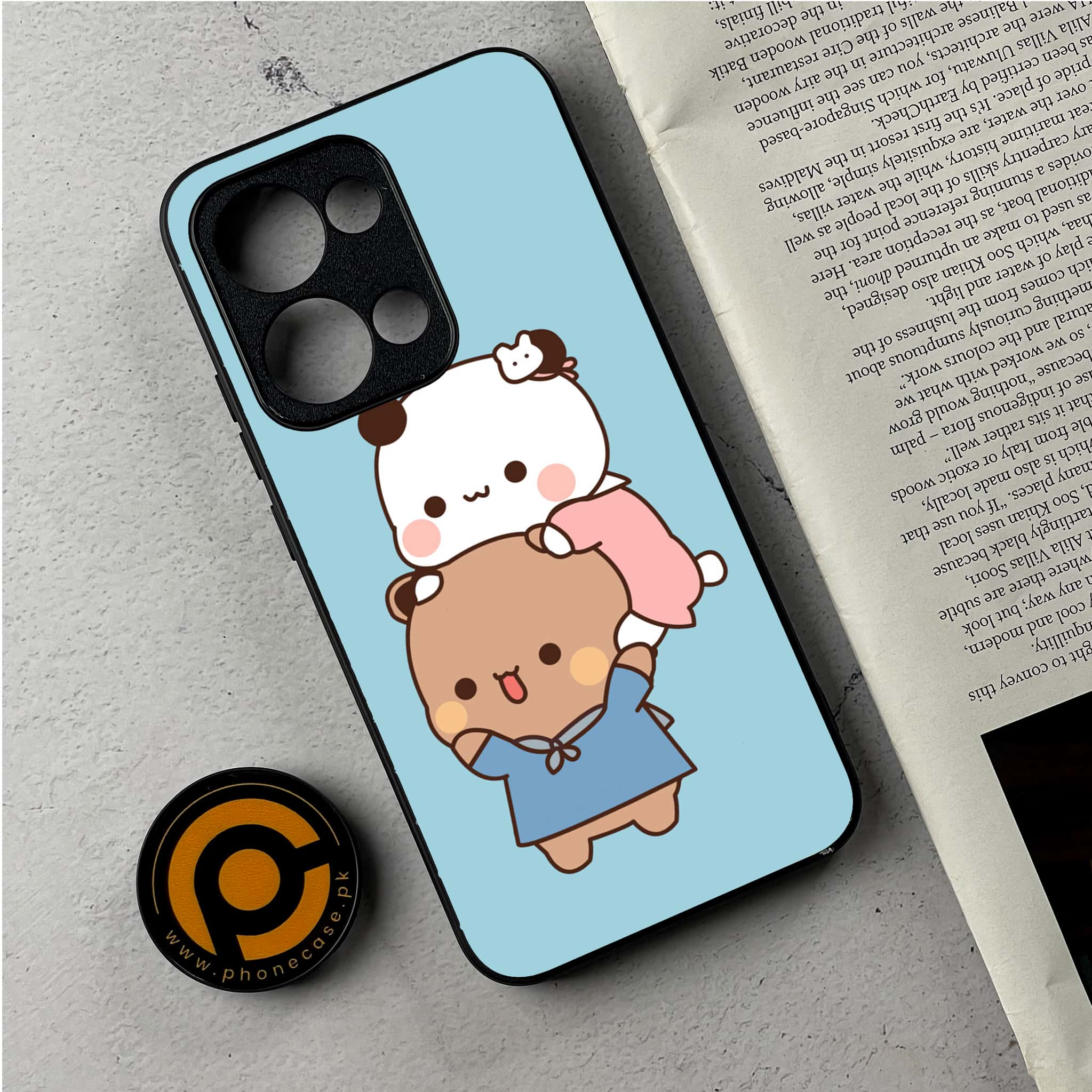 Oppo Reno 13 - Cute BuBu DuDu Series - Premium Metal Printed Soft Bumper Shockproof Case
