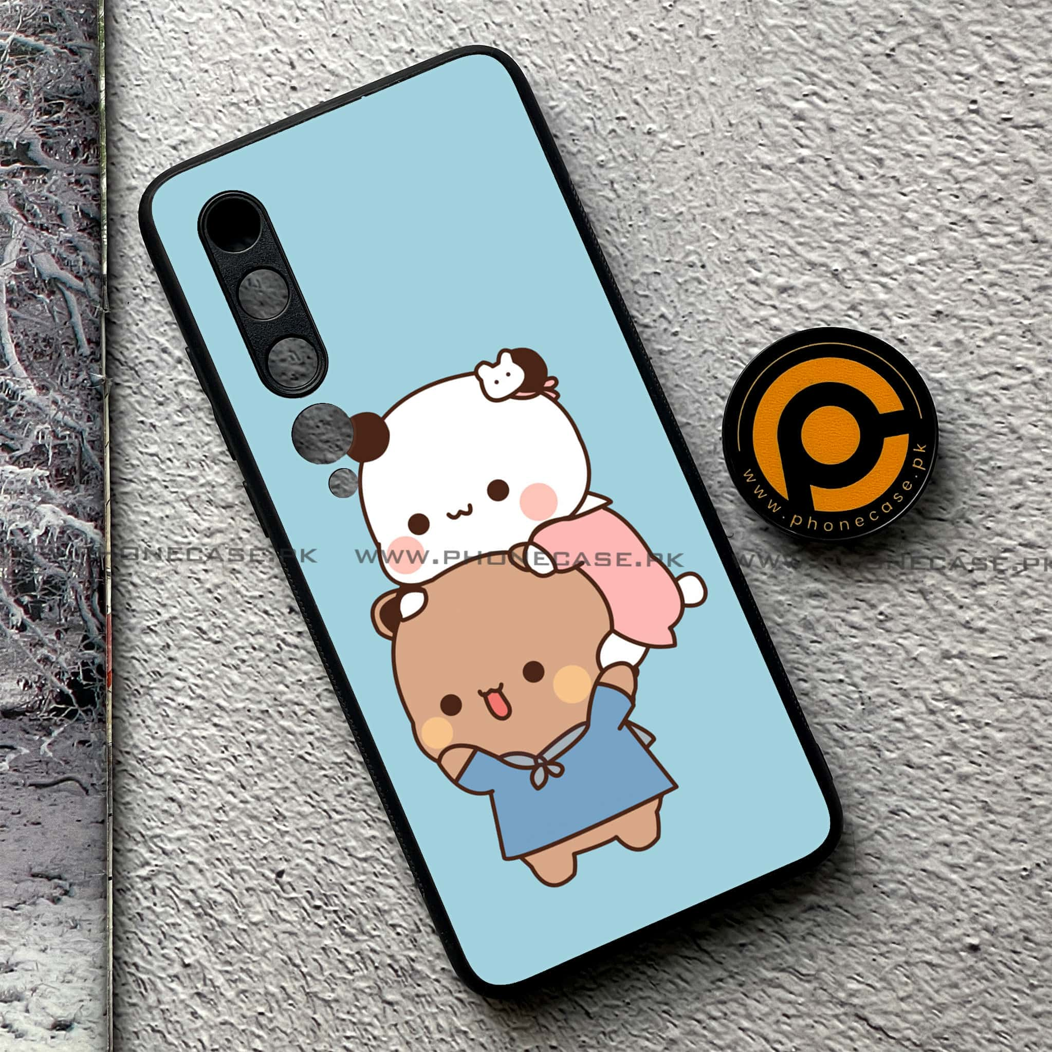 Xiaomi Mi 10 - Cute BuBu DuDu Series - Premium Printed Glass soft Bumper shock Proof Case