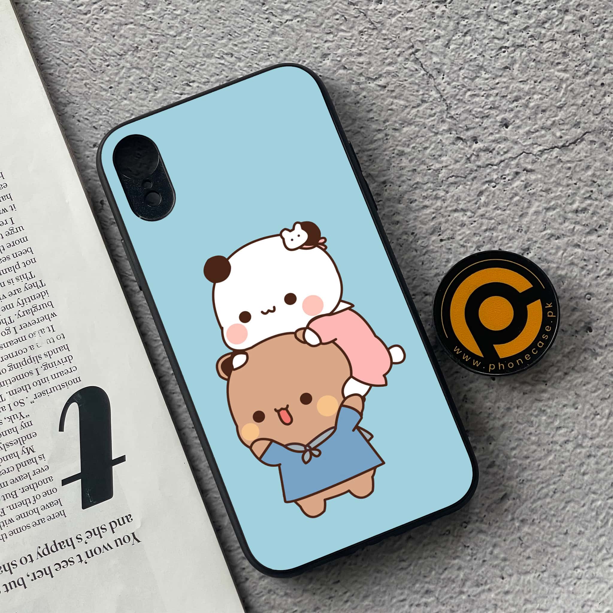 iPhone XR - Cute BuBu DuDu Series - Premium Metal  Printed soft Bumper shock Proof Case