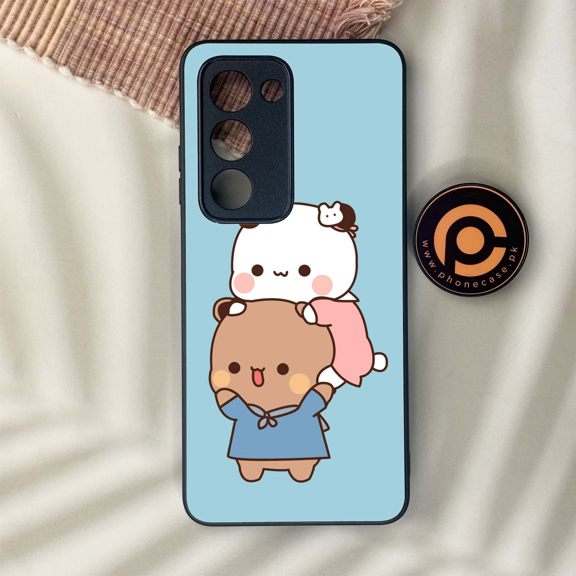 Oppo A5 2025 - Cute BuBu DuDu Series - Premium Metal Printed soft Bumper shock Proof Case