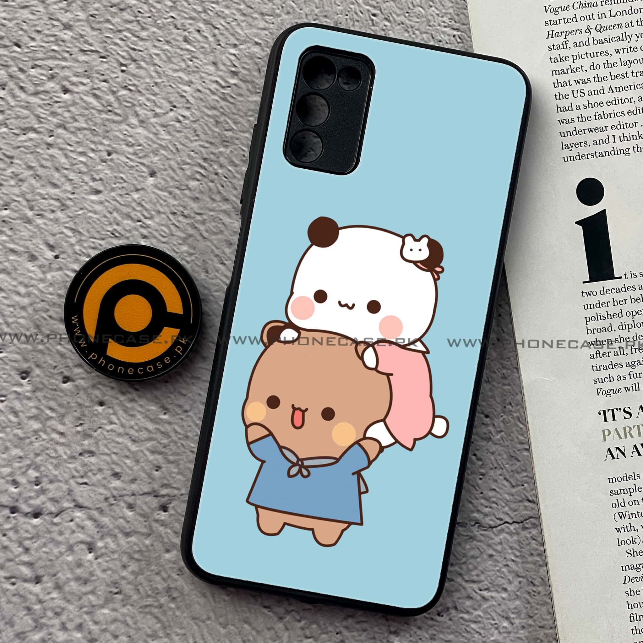 Samsung Galaxy A02s -  Cute BuBu DuDu Series - Premium Printed Metal soft Bumper shock Proof Case