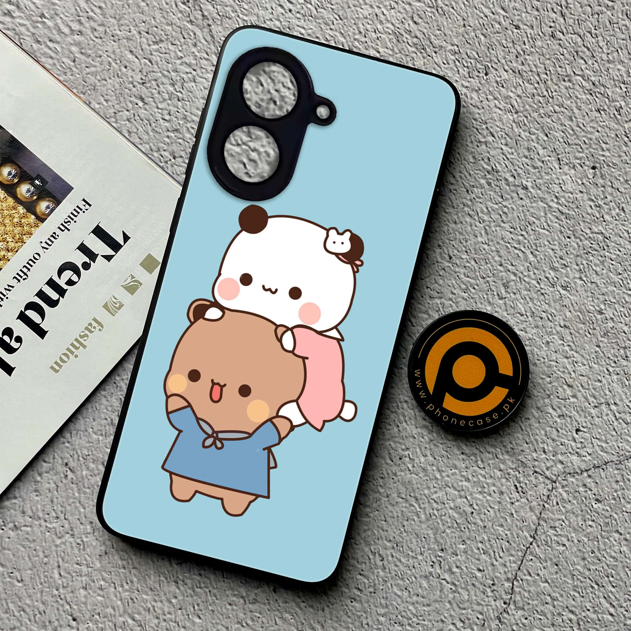 Xiaomi Redmi A5 - Cute BuBu DuDu Series - Premium Metal Printed soft Bumper shock Proof Case