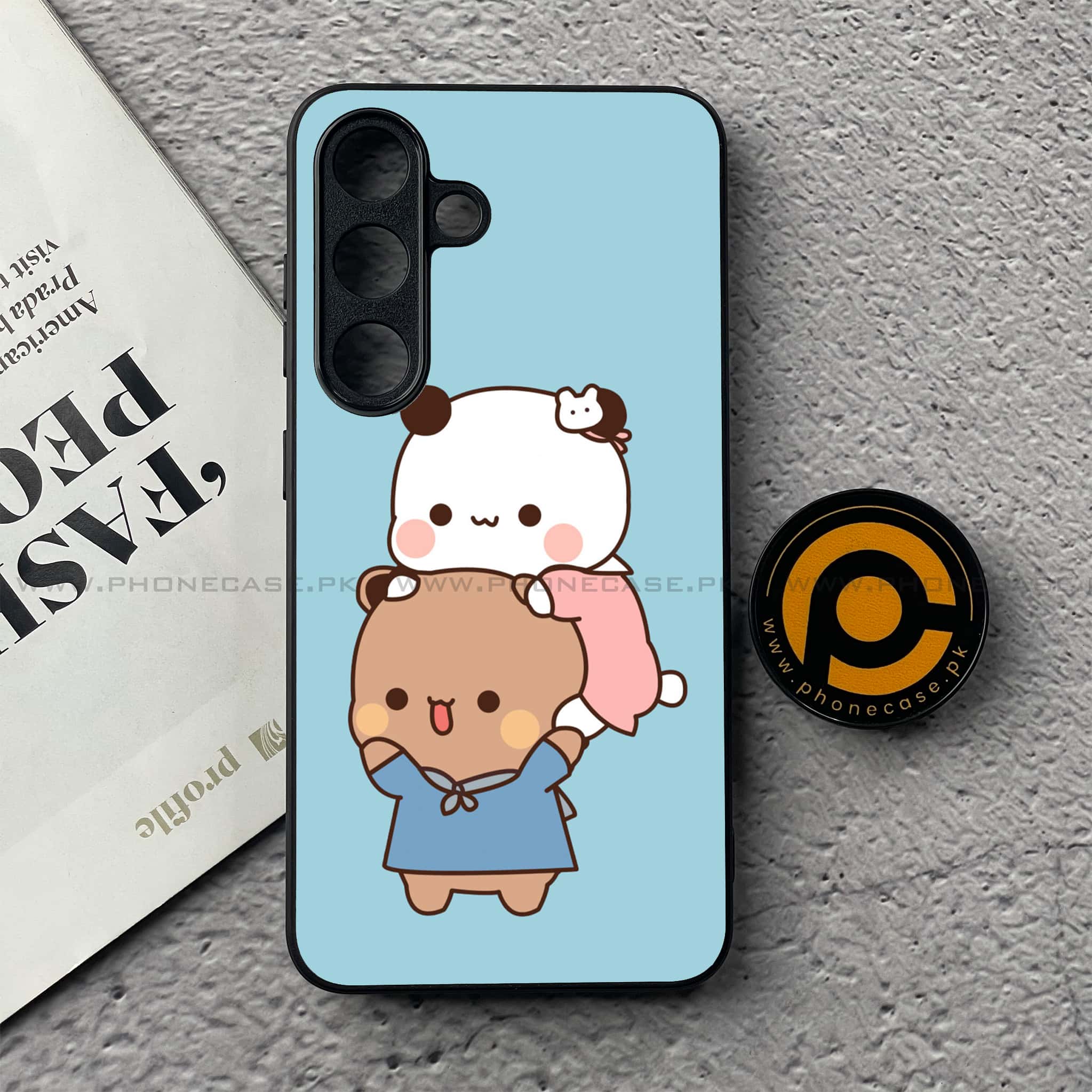Samsung Galaxy S25 FE - Cute BuBu DuDu Series - Premium Metal Printed soft Bumper shock Proof Case