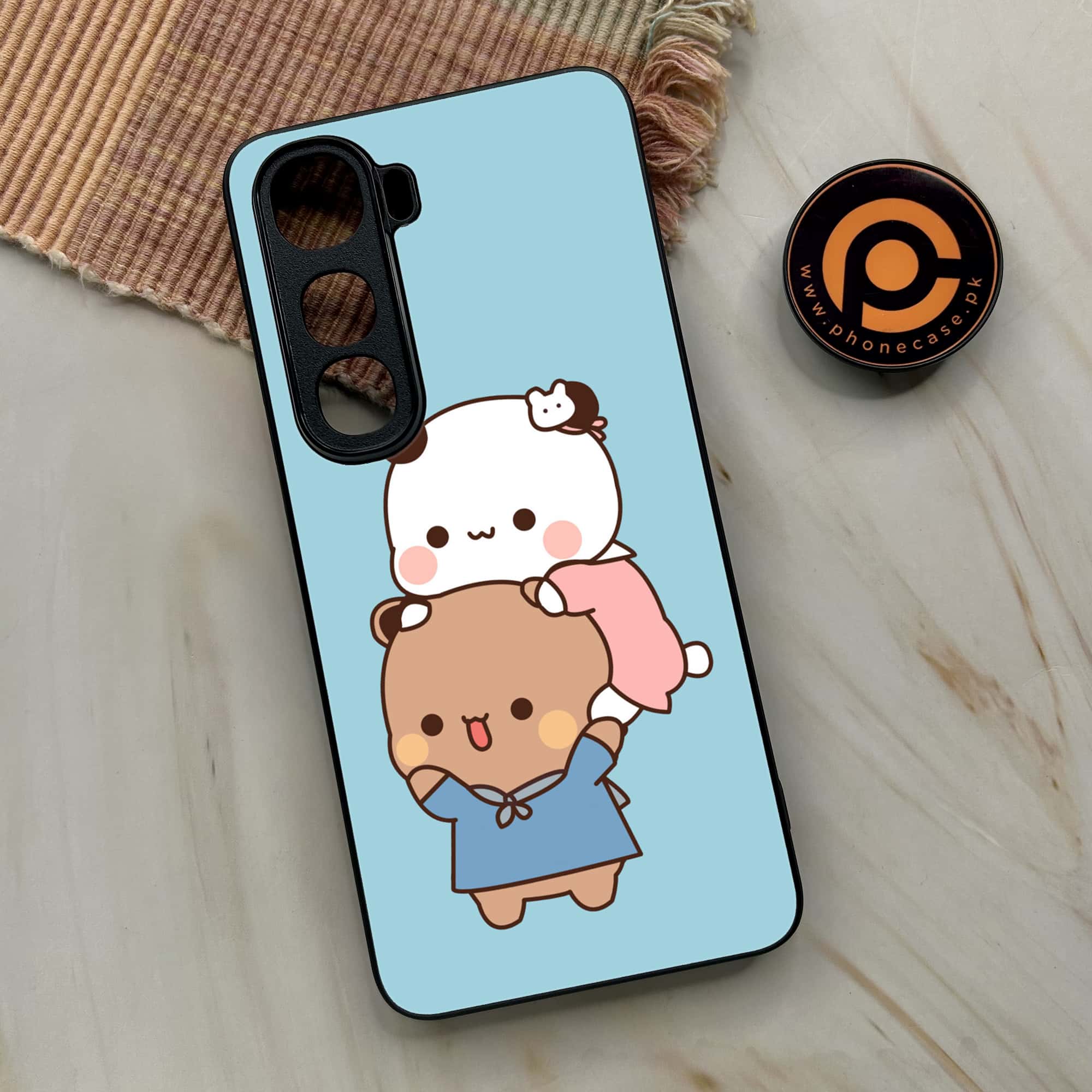 Vivo Y400 - Cute BuBu DuDu Series - Premium Metal Printed soft Bumper shock Proof Case