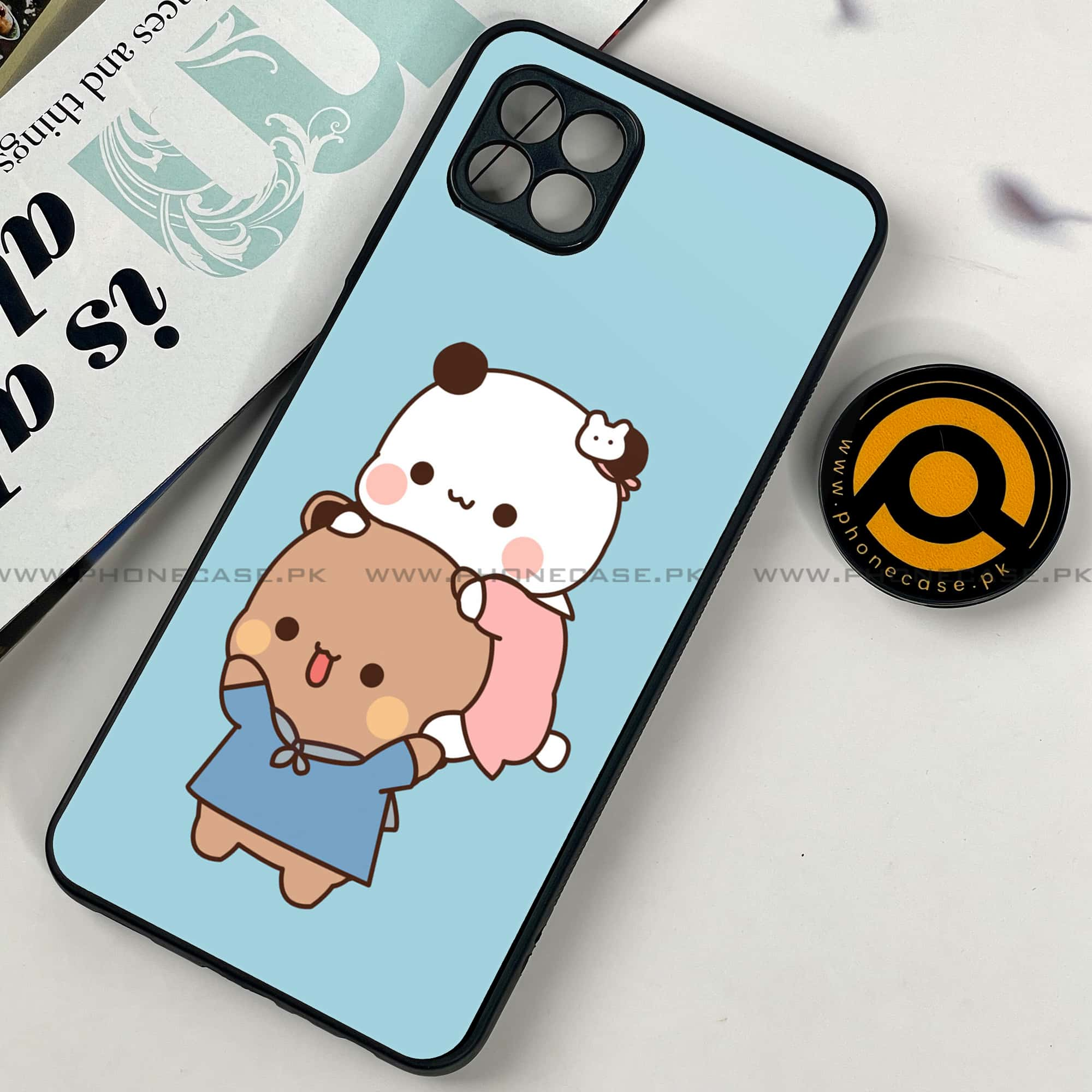 Samsung Galaxy A22 - Cute BuBu DuDu - Premium Printed Metal soft Bumper shock Proof Case