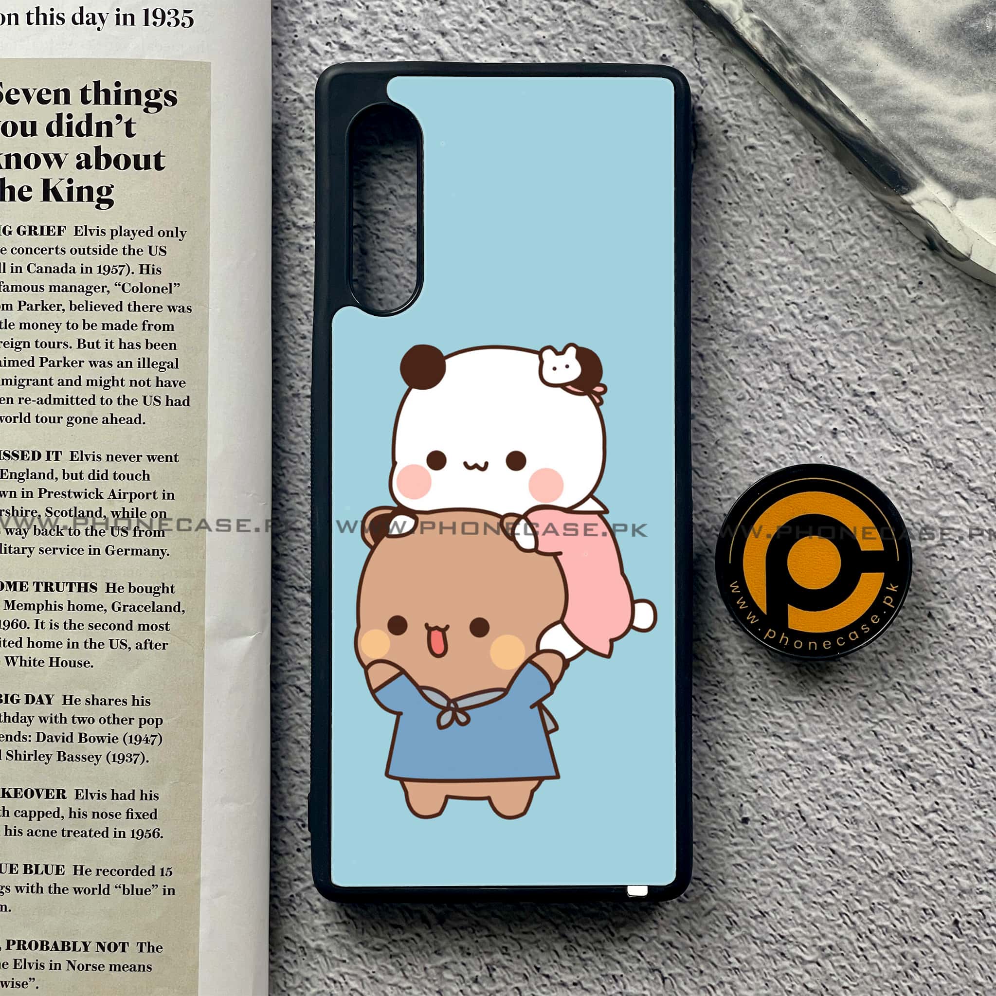 LG Velvet - Cute BuBu DuDu Series - Premium Printed Glass soft Bumper shock Proof Case