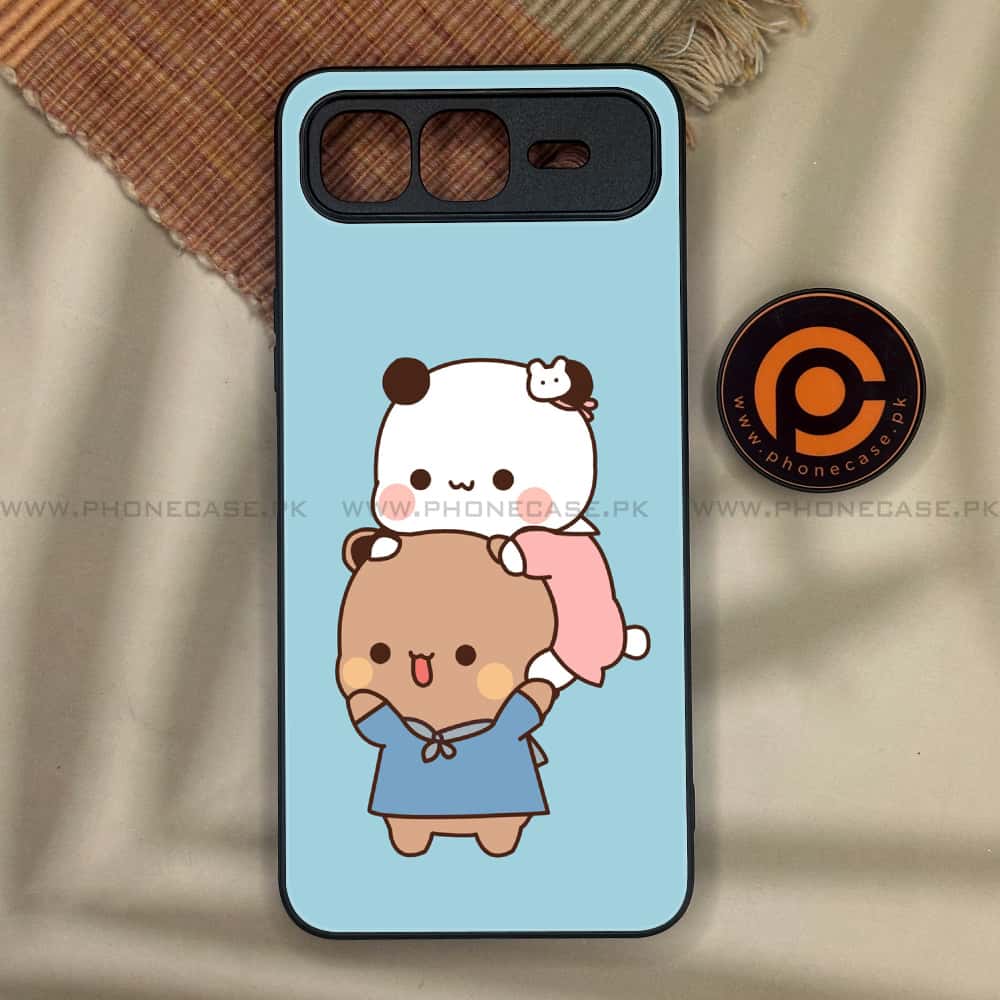 Infinix Smart 10 Plus - Cute BuBu DuDu Series - Premium Metal Printed soft Bumper shock Proof Case