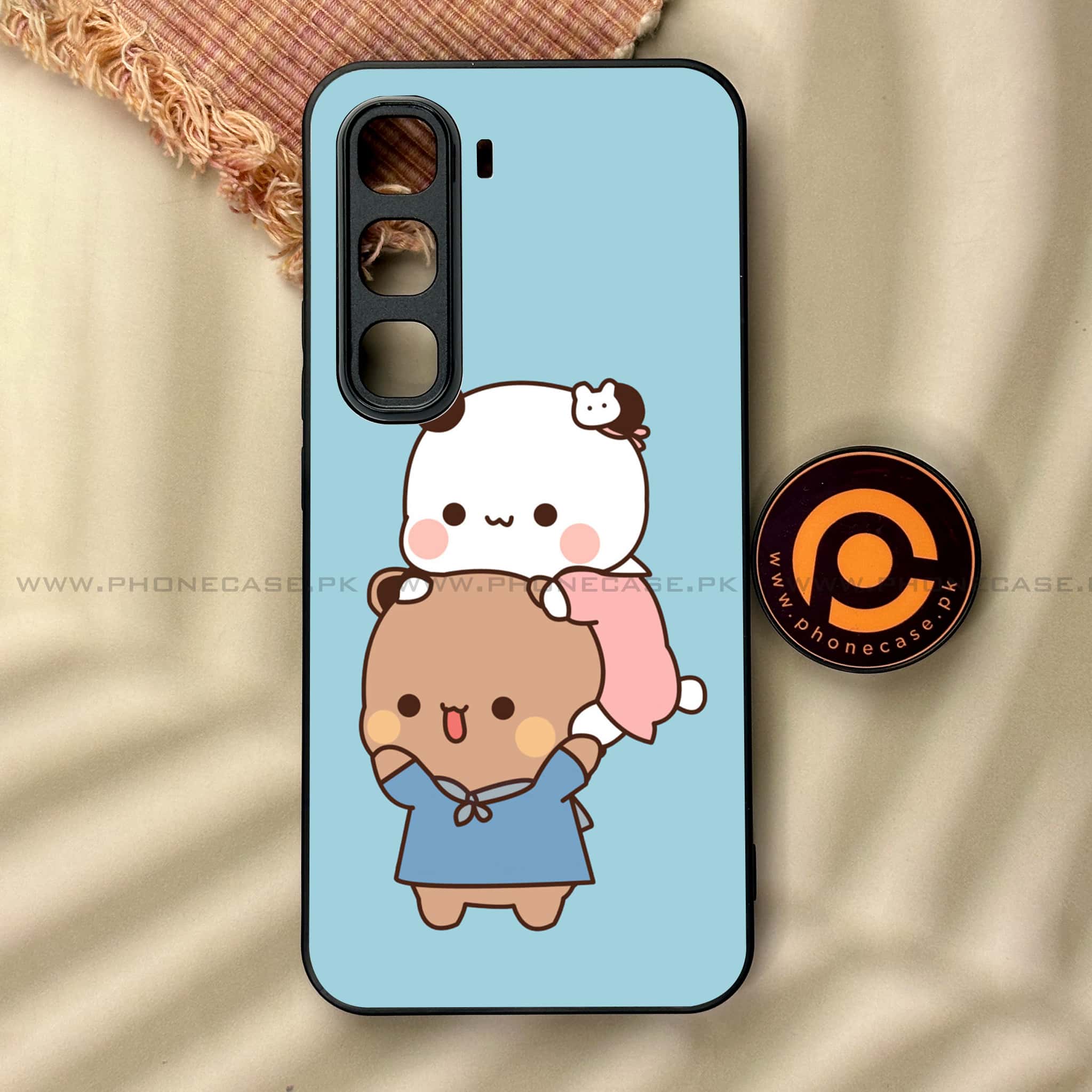 Infinix Hot 60 Pro Plus - Cute BuBu DuDu Series - Premium Metal Printed soft Bumper shock Proof Case