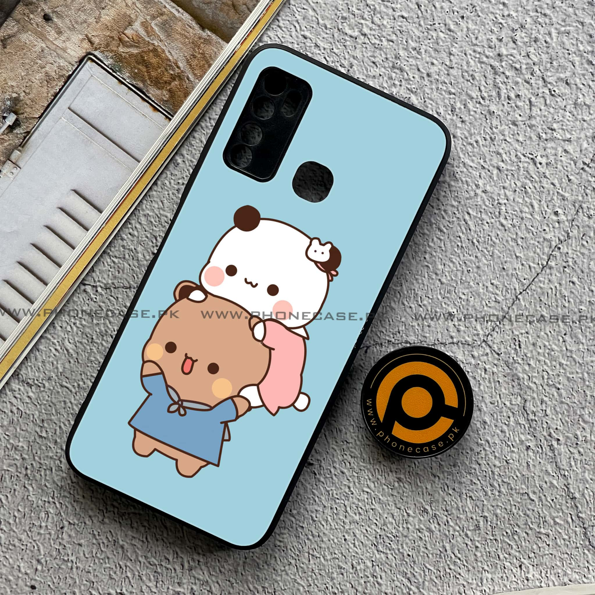 Infinix Note 7 Lite - Cute BuBu DuDu - Premium Printed Metal soft Bumper shock Proof Case