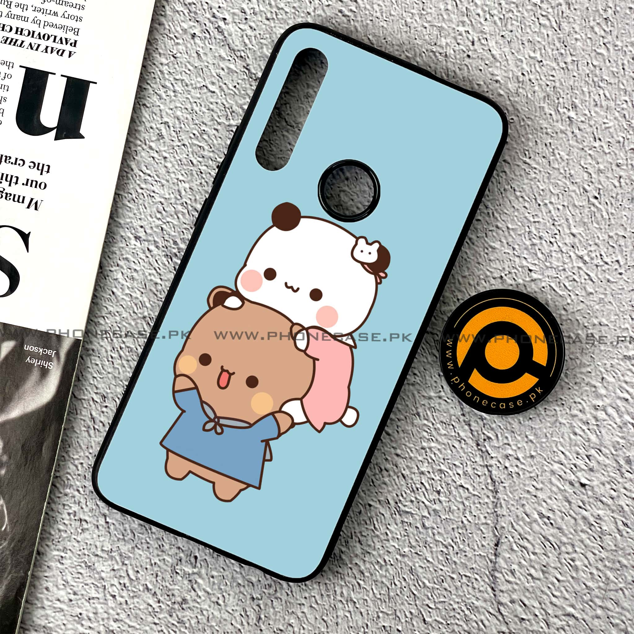 Huawei Y9 Prime (2019) - Cute BuBu DuDu Series - Premium Printed Glass soft Bumper shock Proof Case