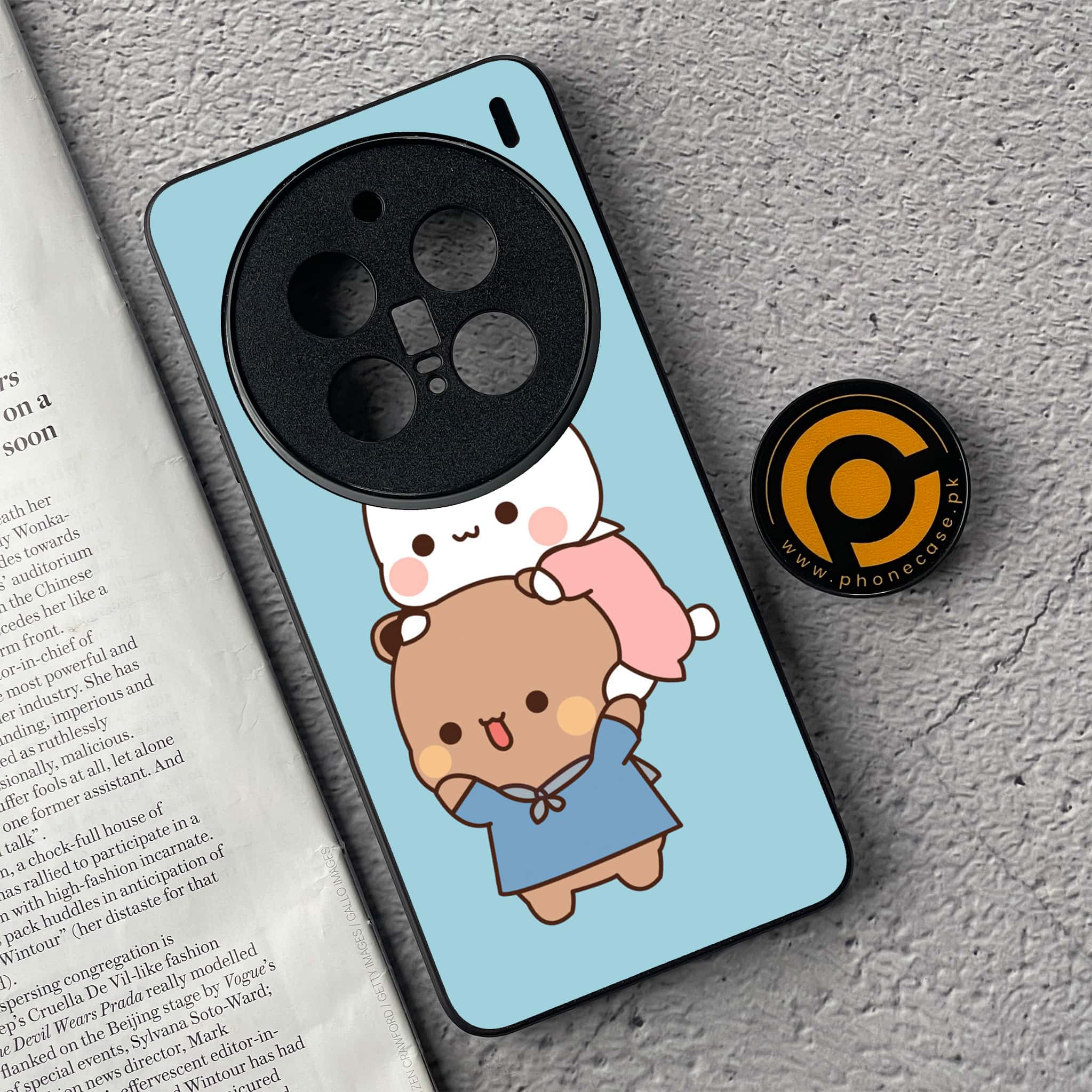Vivo X200 Pro - Cute BuBu DuDu Series - Premium Metal  Printed soft Bumper shock Proof Case