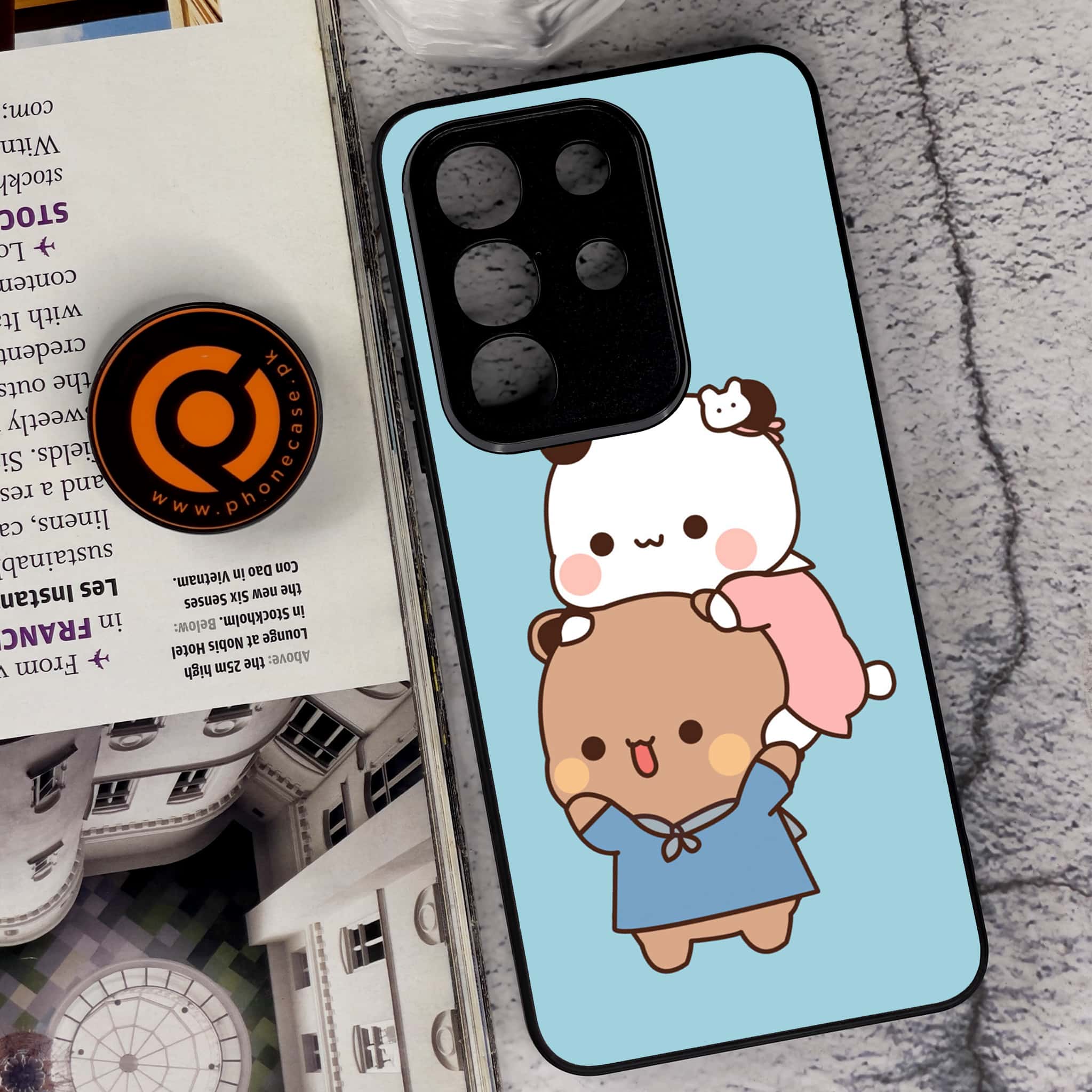 Vivo Y29 4G - Cute BuBu DuDu Series - Premium Metal Printed soft Bumper Shock Proof Case