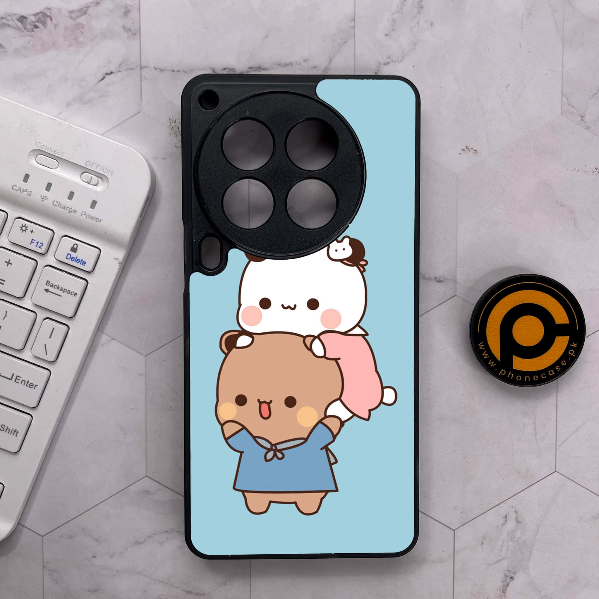 Tecno Camon 30 Premier - Cute BuBu DuDu Series - Premium Metal Printed soft Bumper shock Proof Case