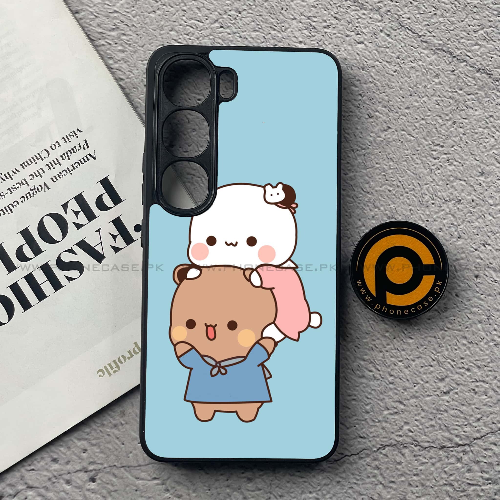 Vivo V40 Lite (IDN) - Cute BuBu DuDu Series - Premium Metal Printed soft Bumper Shock Proof Case