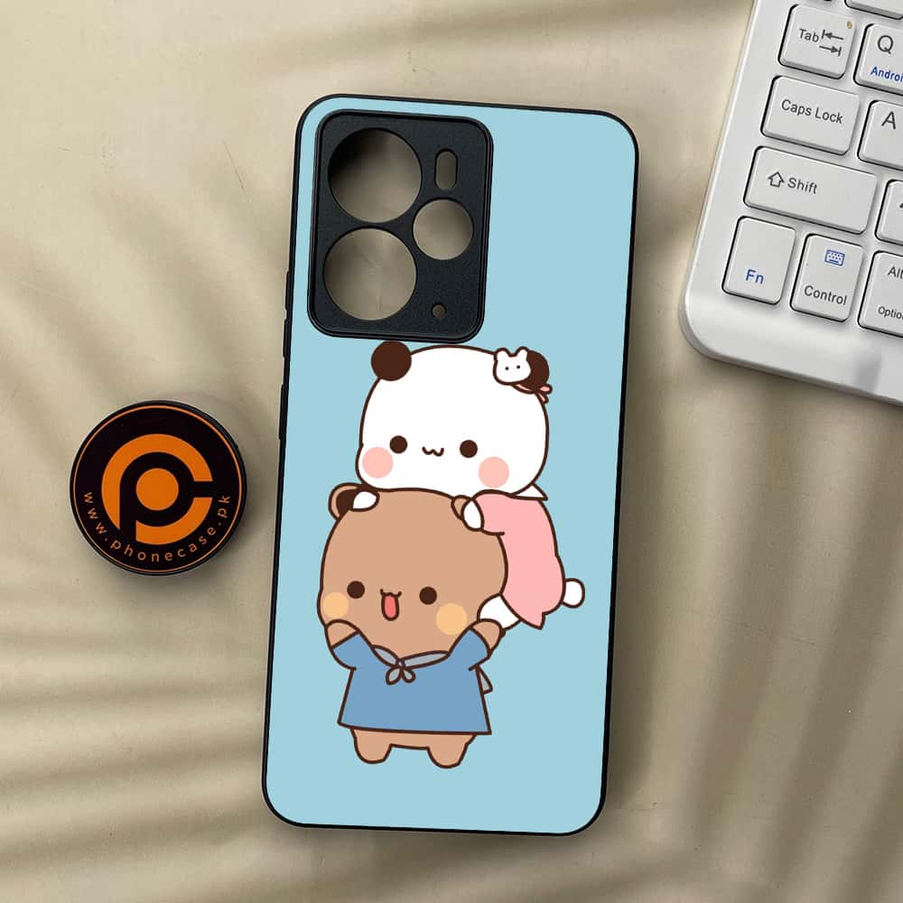Realme 14 5G - Cute BuBu DuDu Series - Premium Metal Printed soft Bumper Shock Proof Case